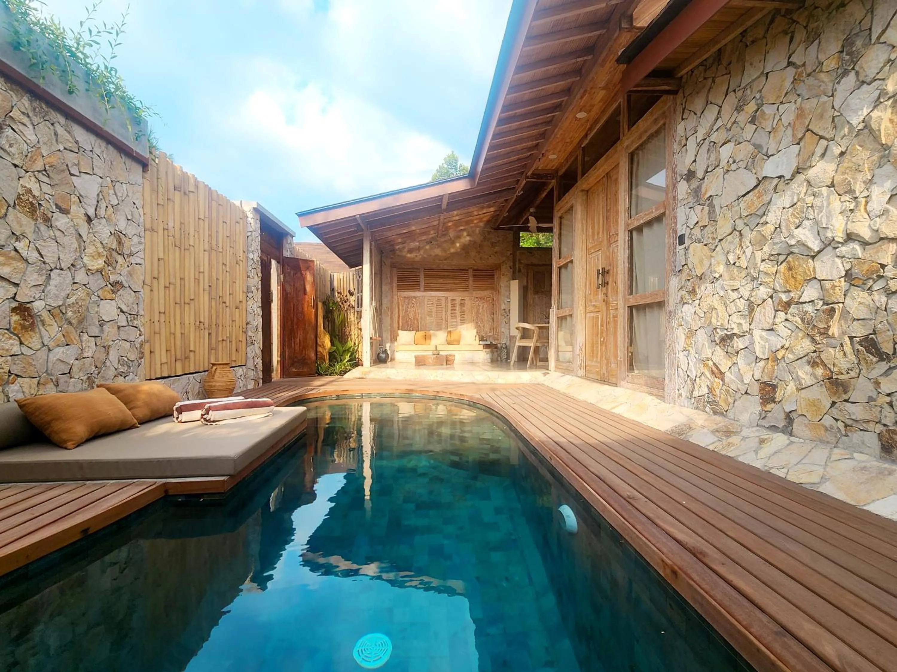 Pool view in Gili Joglo