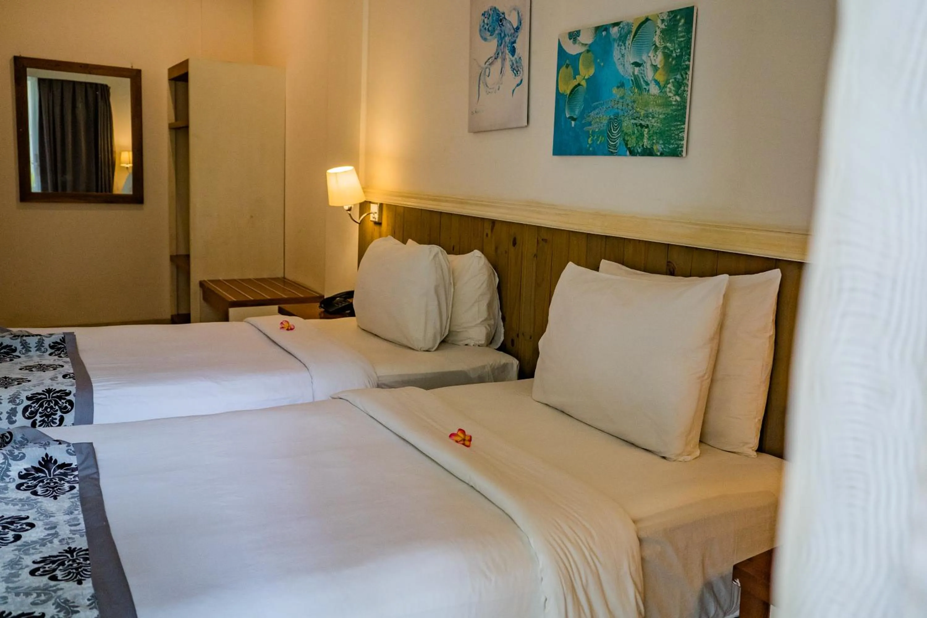 Bed in Royal Regantris Villa Karang