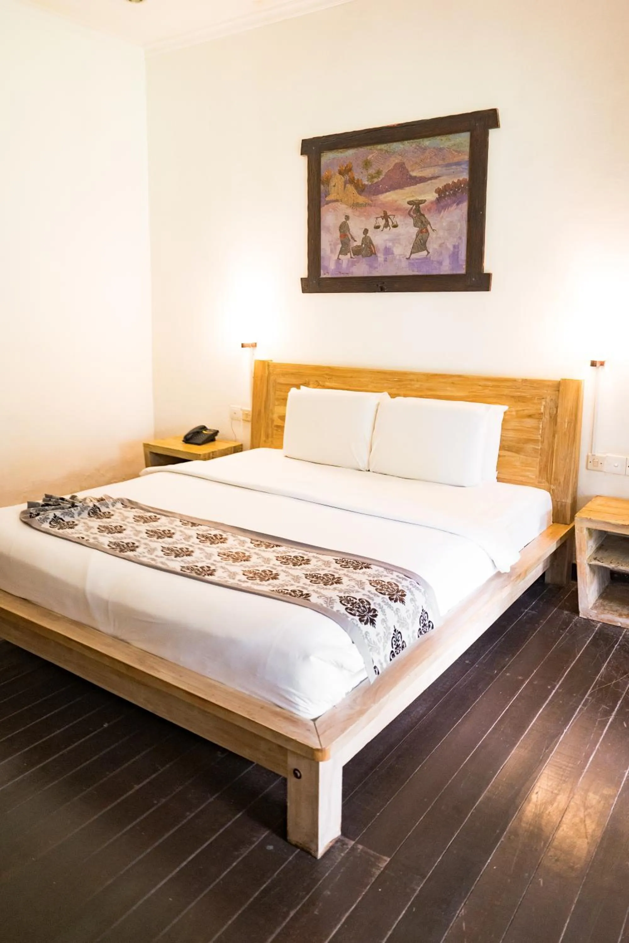 Bed in Royal Regantris Villa Karang