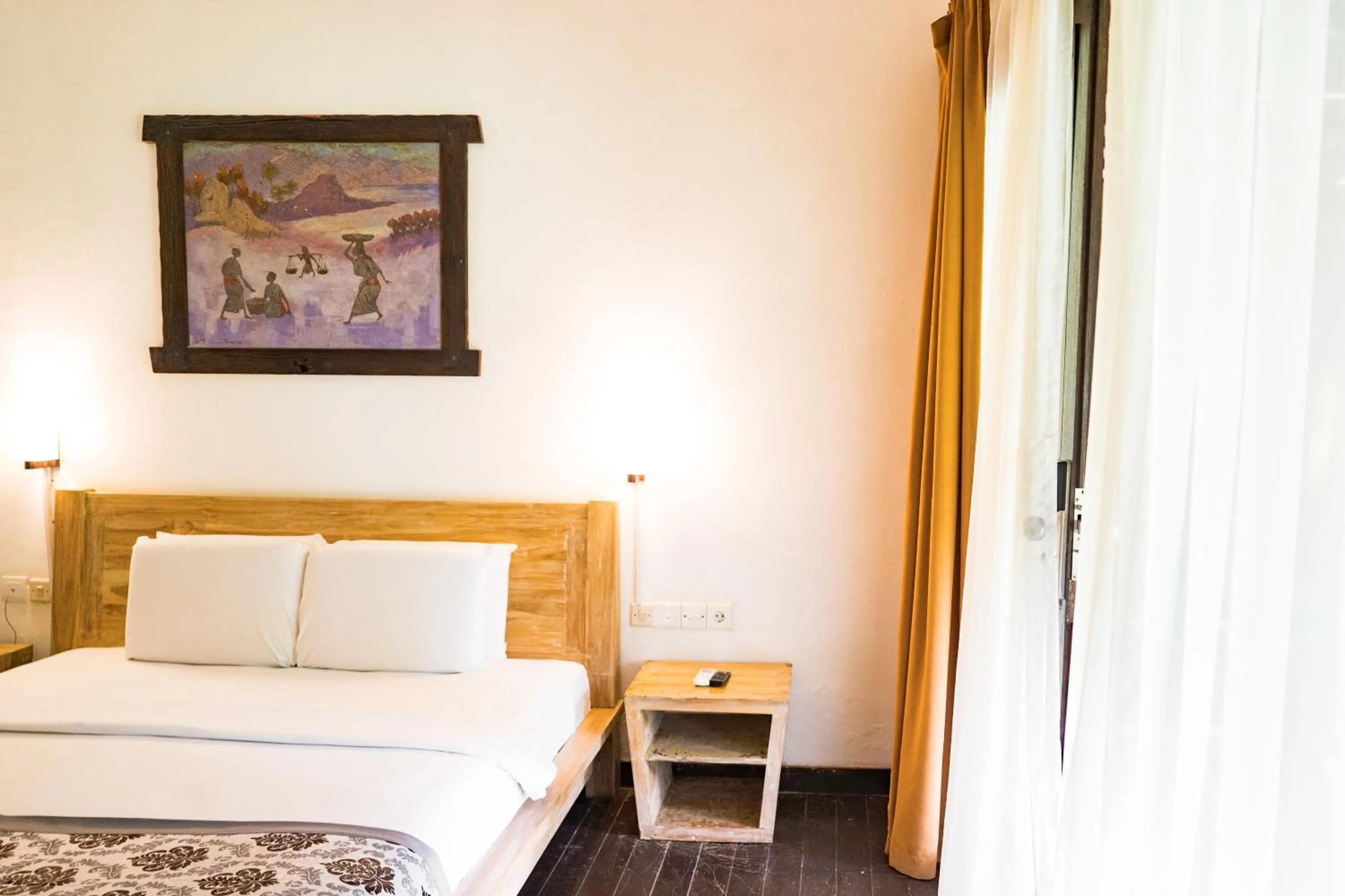 Bed in Royal Regantris Villa Karang