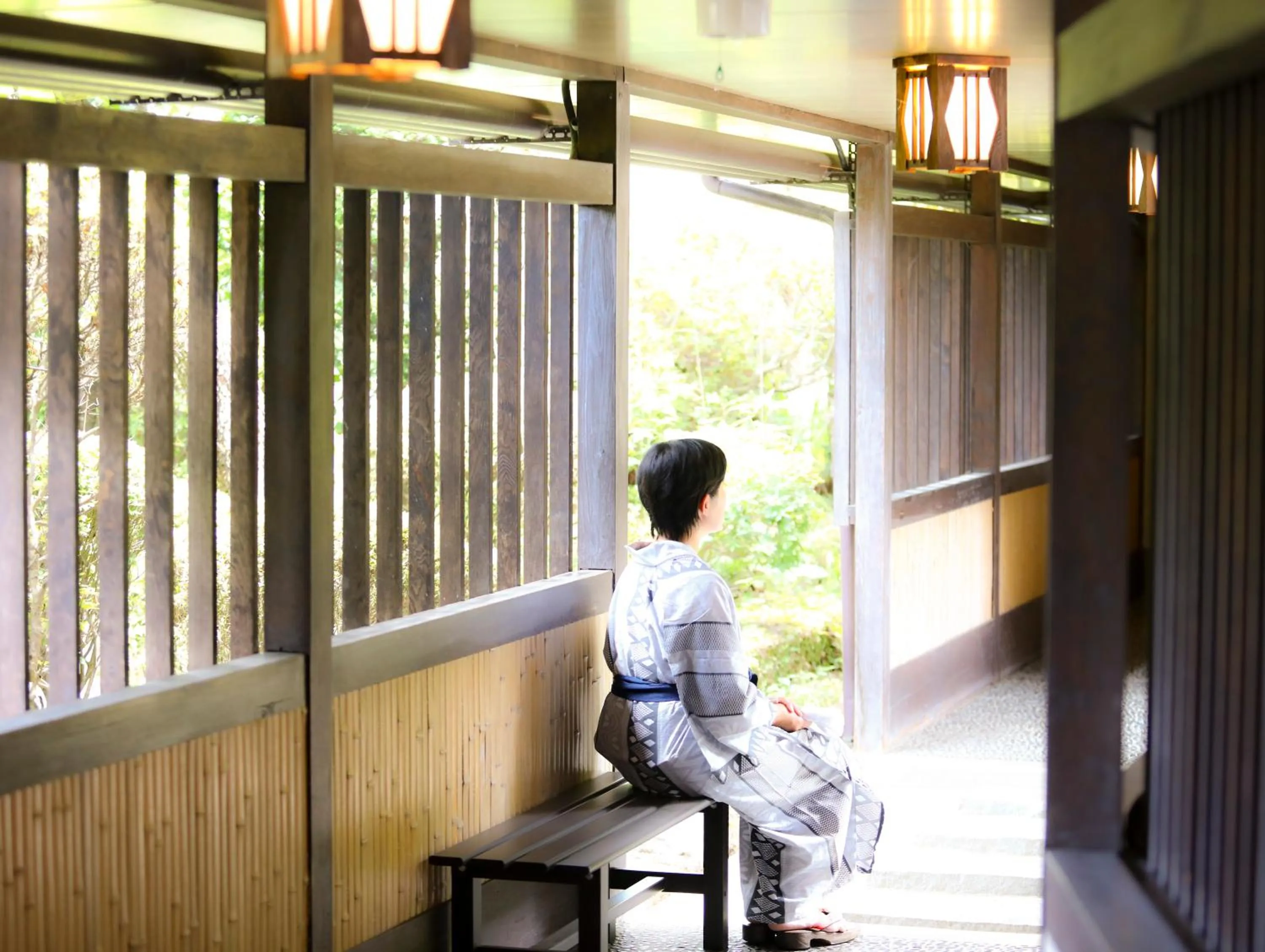 Garden in Besshoonsen Nanjyo Ryokan