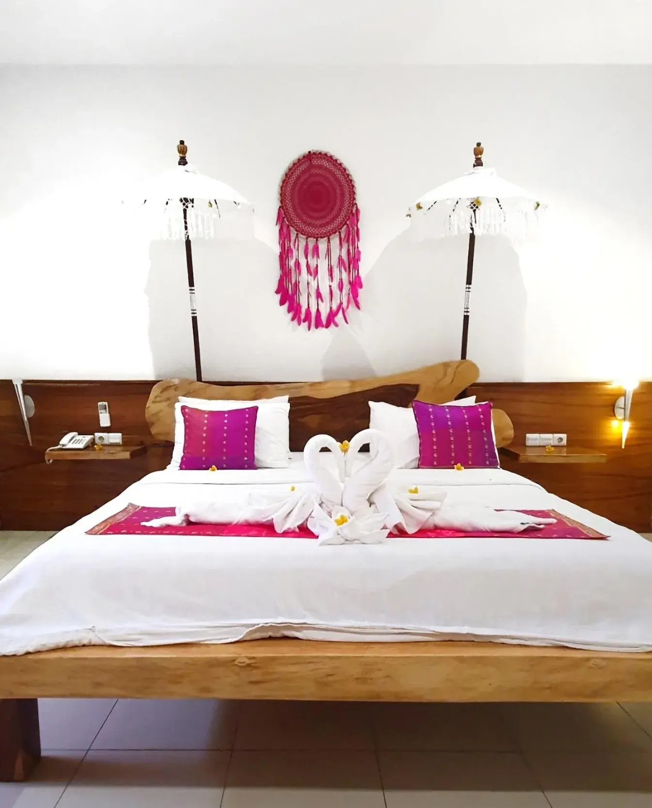 Bed in Samba Villas Beachfront View Bed in Samba Villas Beachfront View