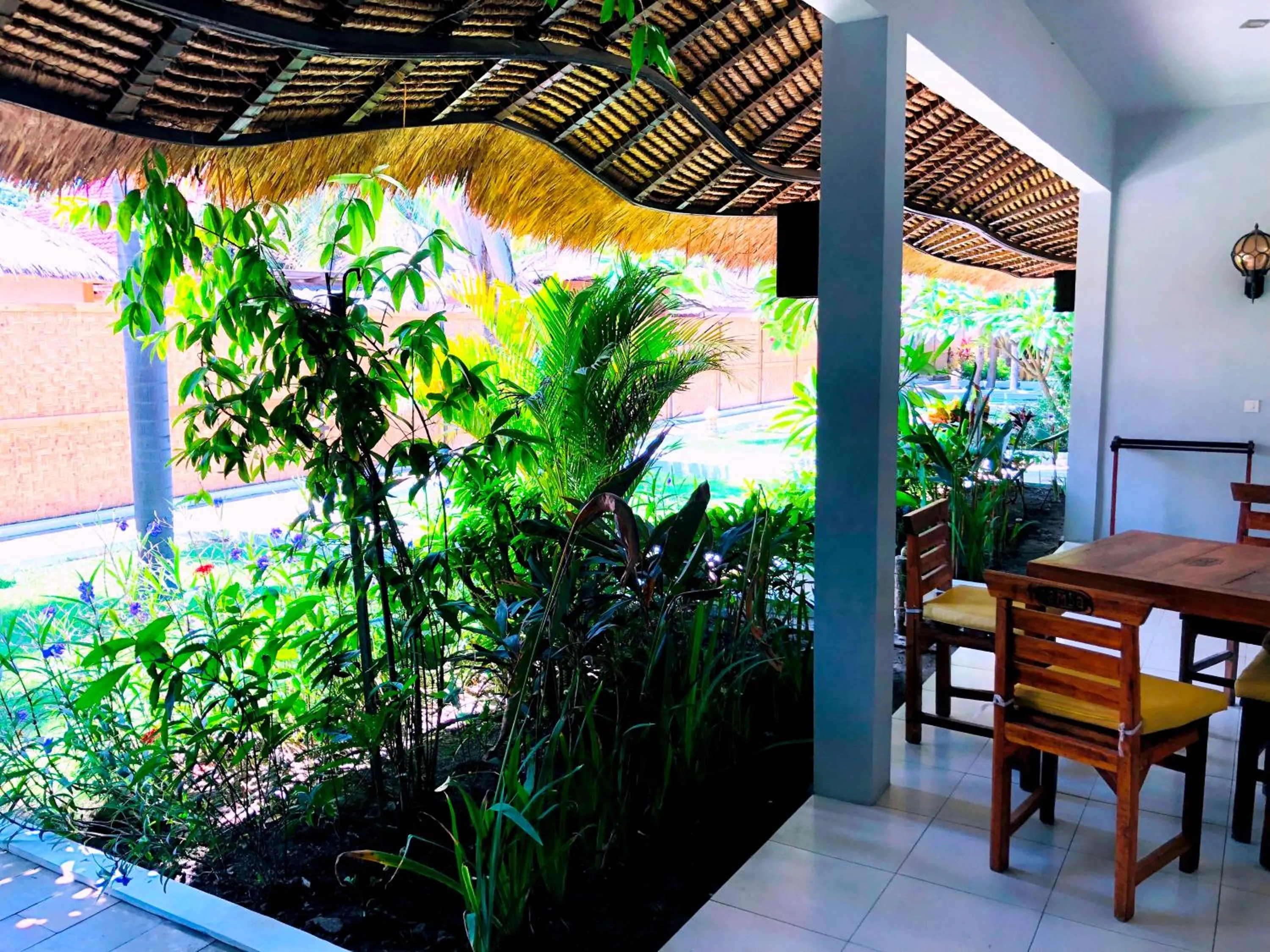 Garden view in Samba Villas Beachfront View