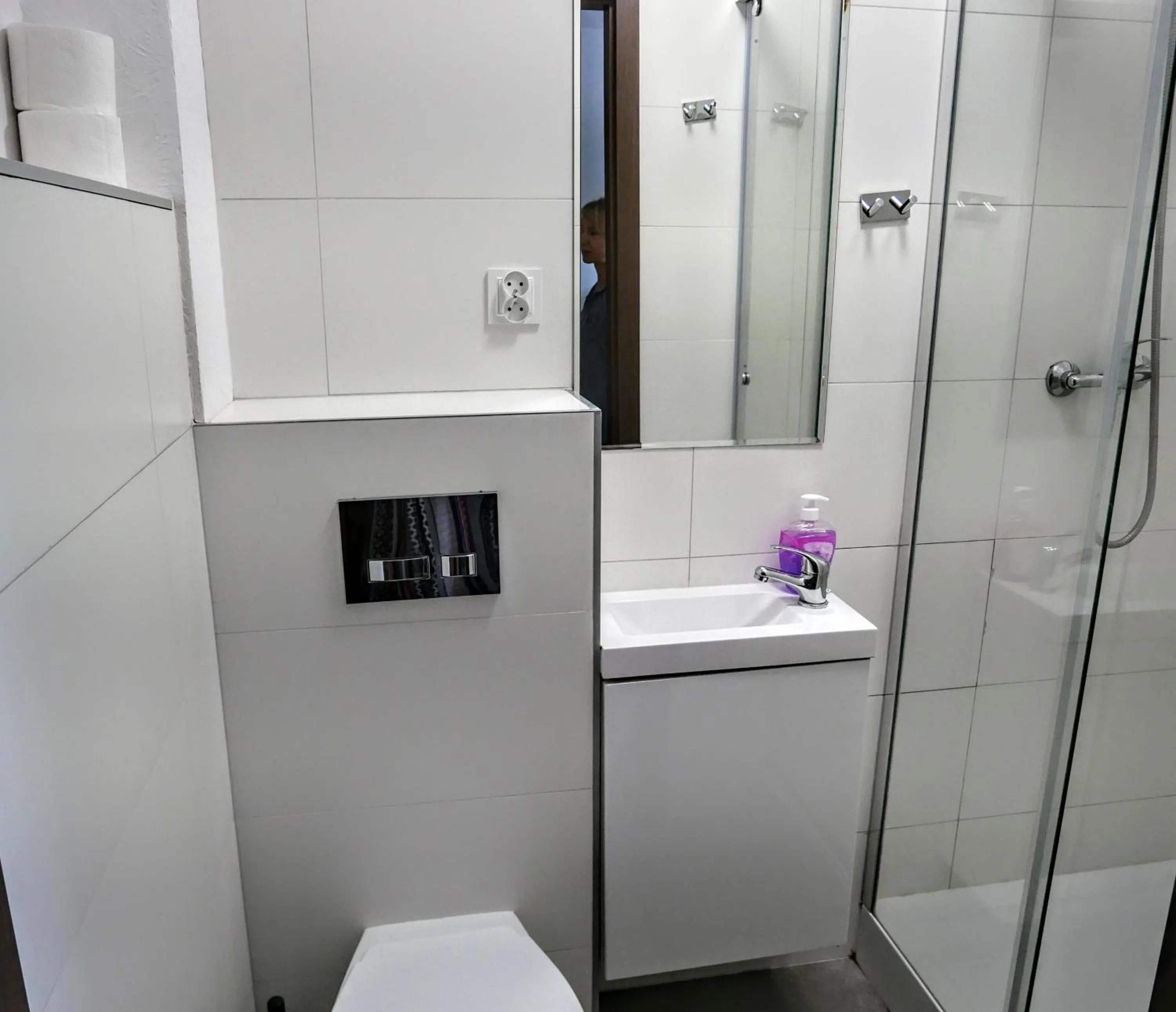 Bathroom in Hostel Evotel