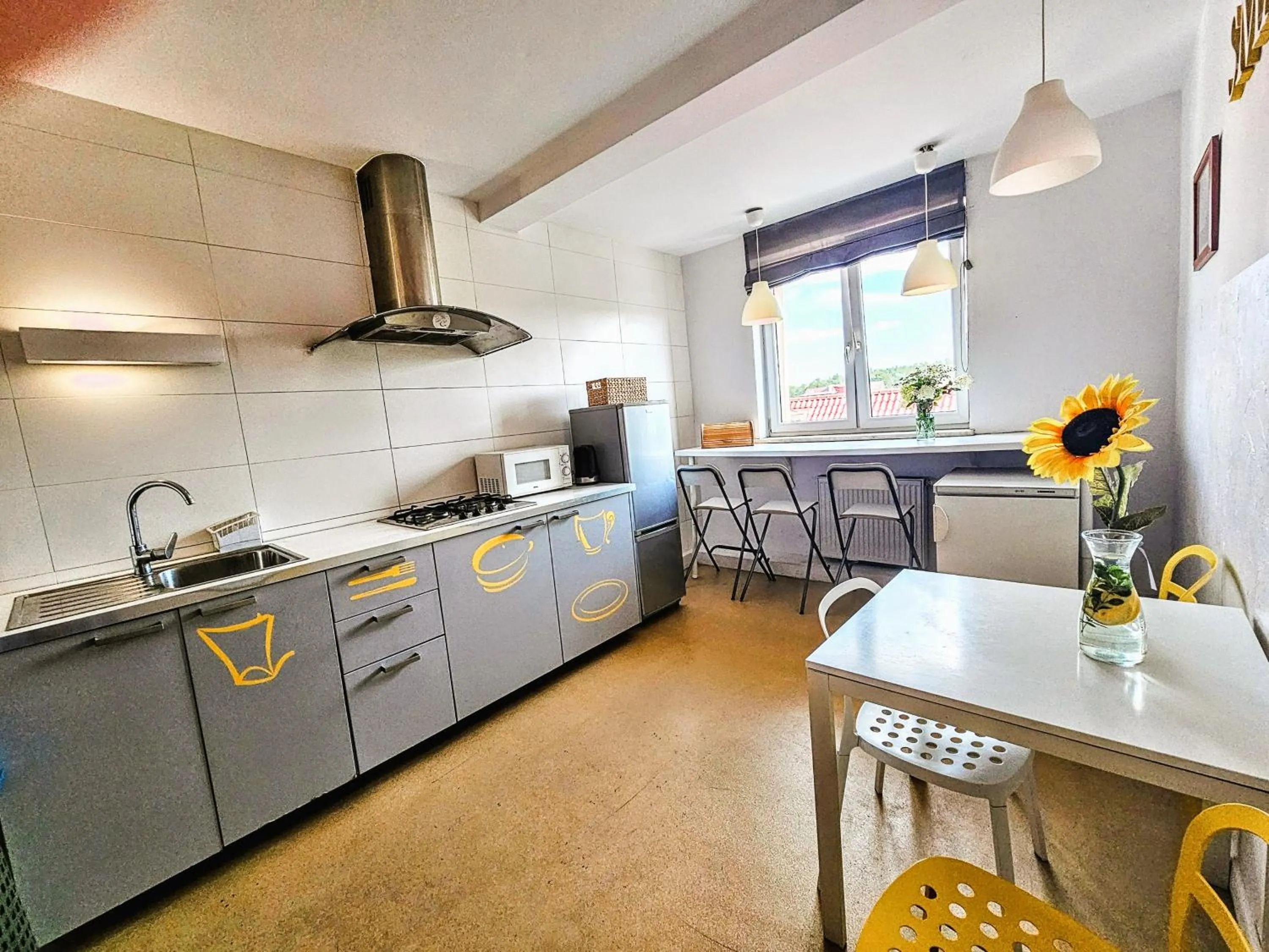 Kitchen or kitchenette in Hostel Evotel