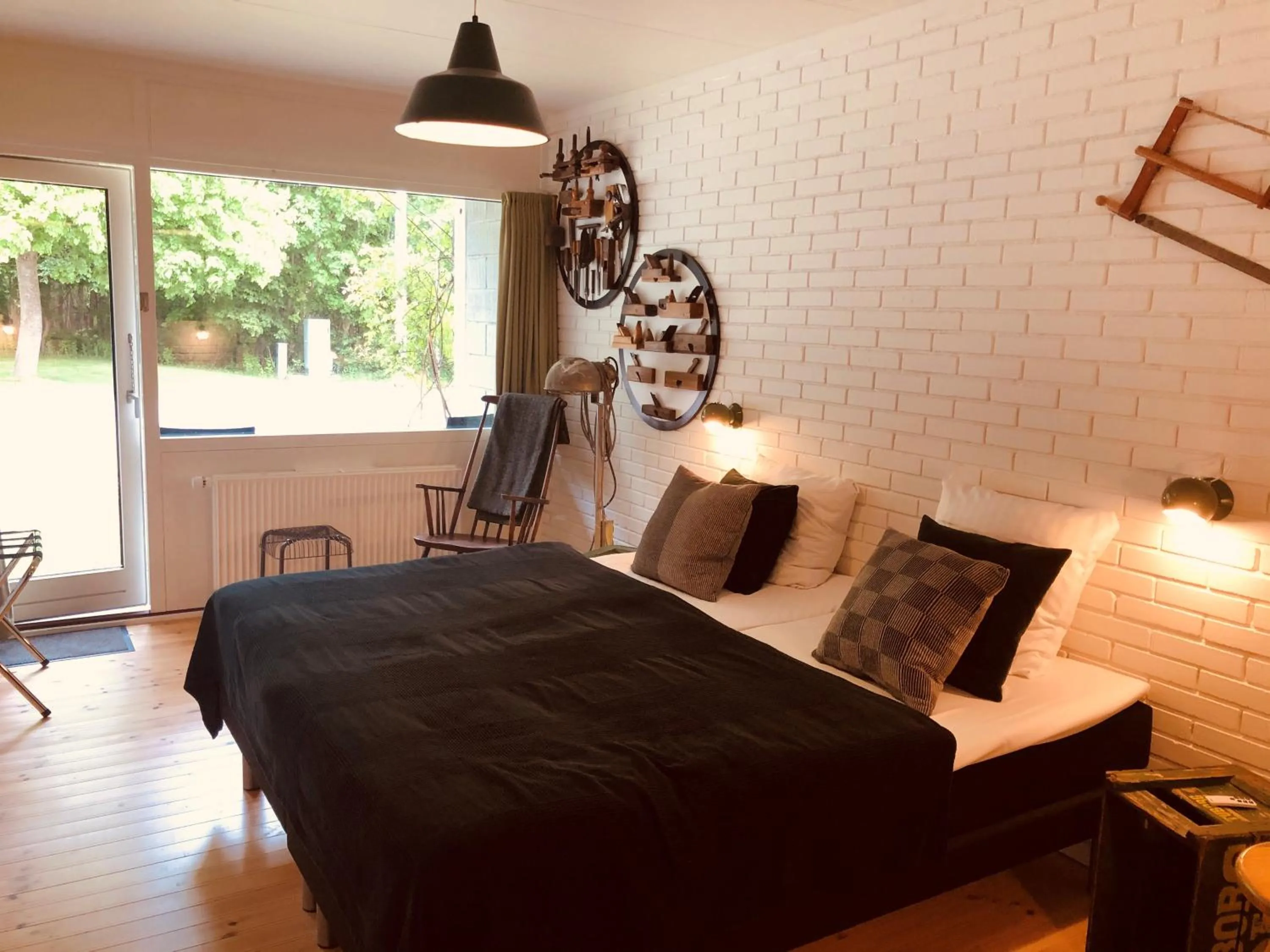 Bathroom, Bed in Rørvig Centret