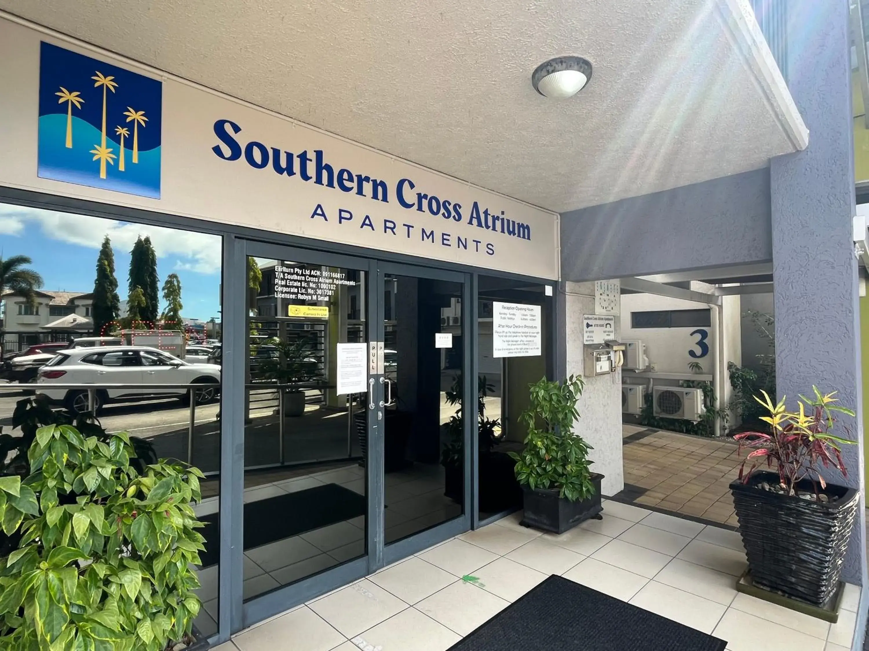 Lobby or reception in Southern Cross Atrium Apartments Lobby or reception in Southern Cross Atrium Apartments