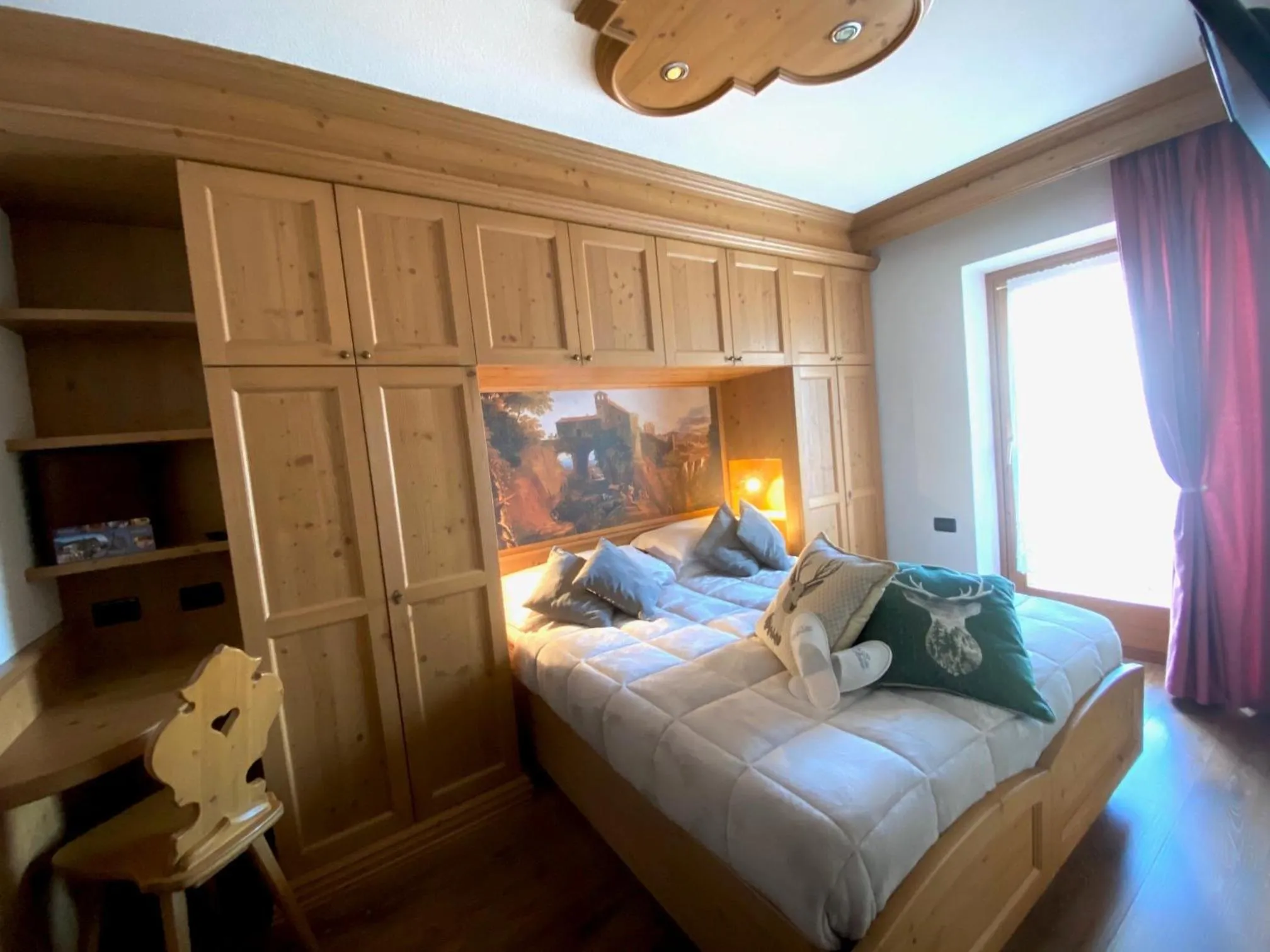 Bed in Hotel Laurino