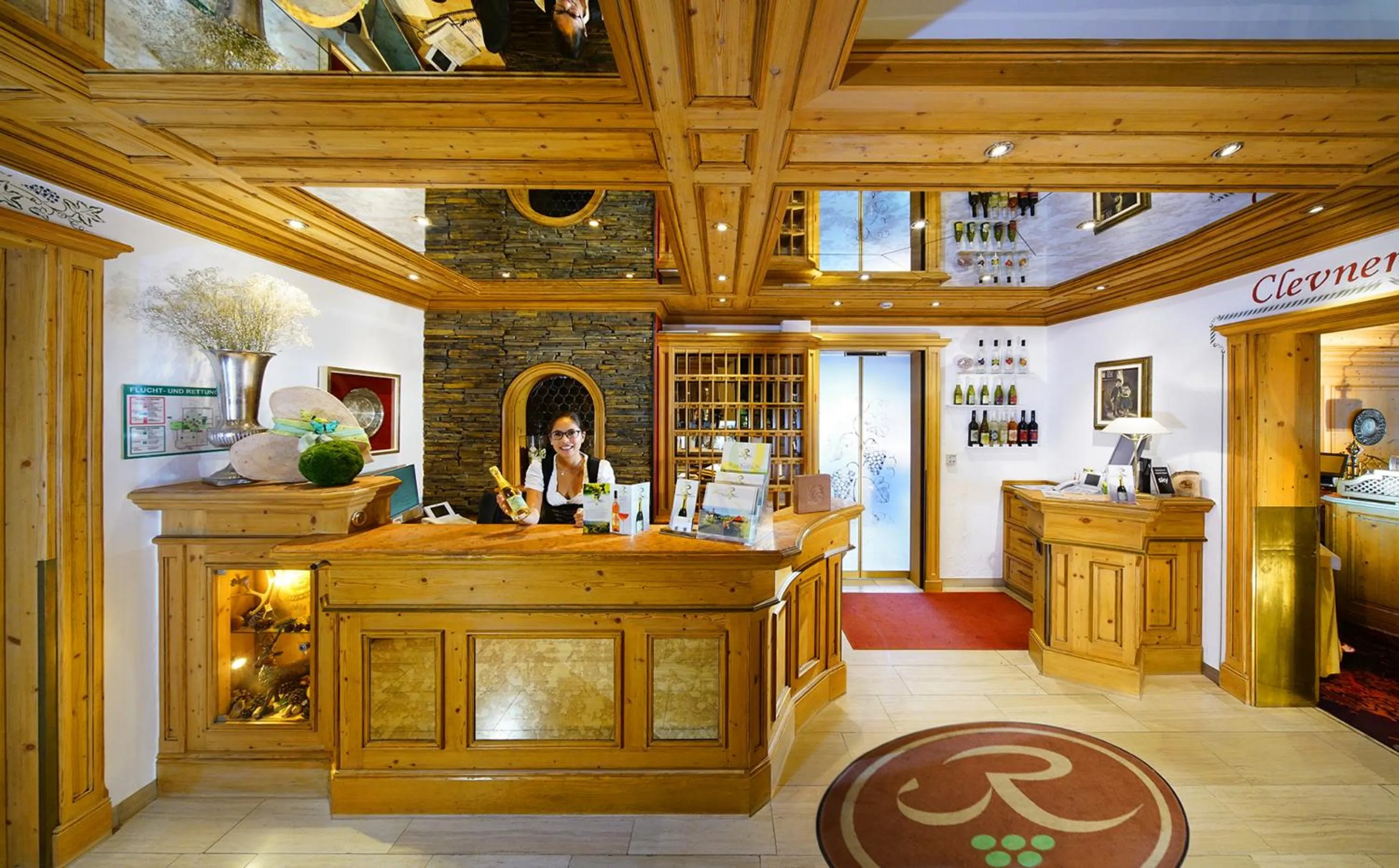 Lobby or reception in Hotel Rebstock Durbach