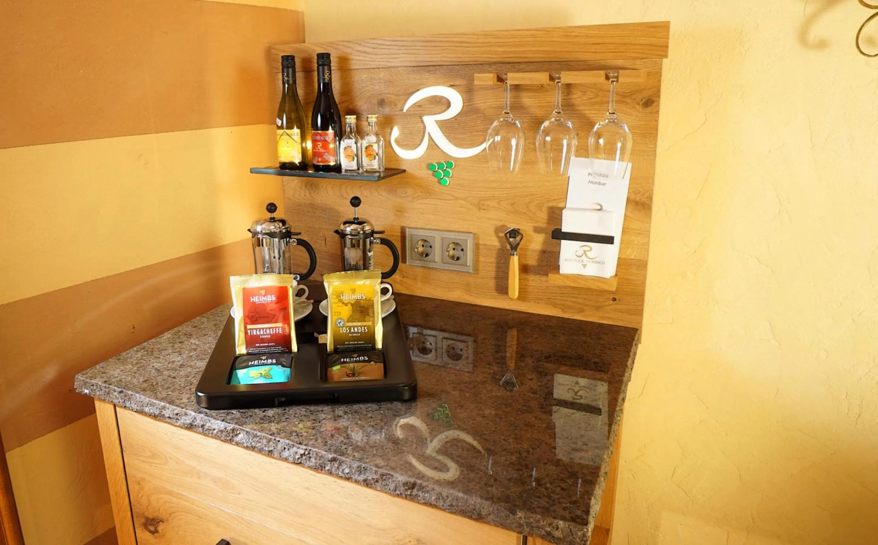 minibar in Hotel Rebstock Durbach