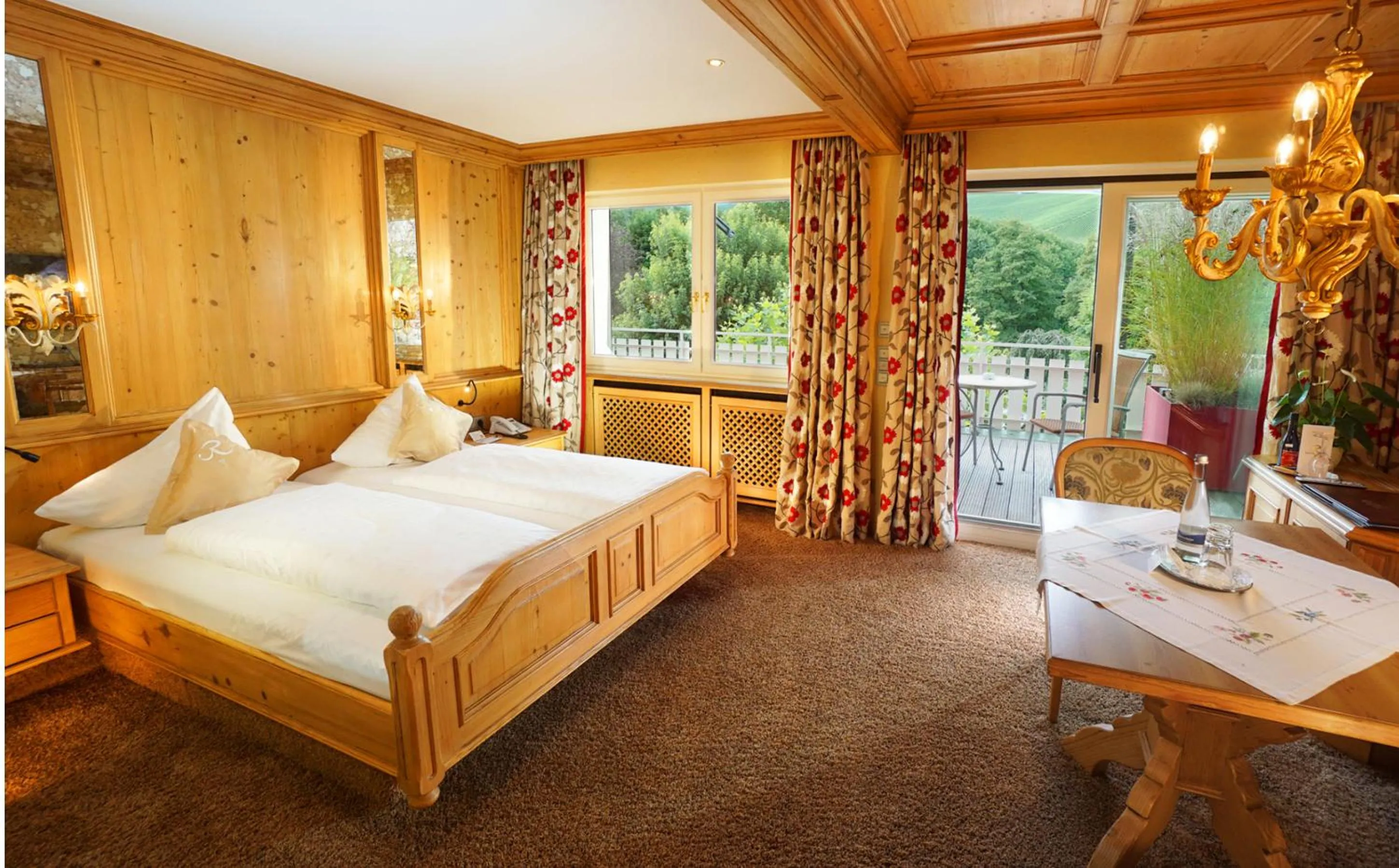 Photo of the whole room, Bed in Hotel Rebstock Durbach