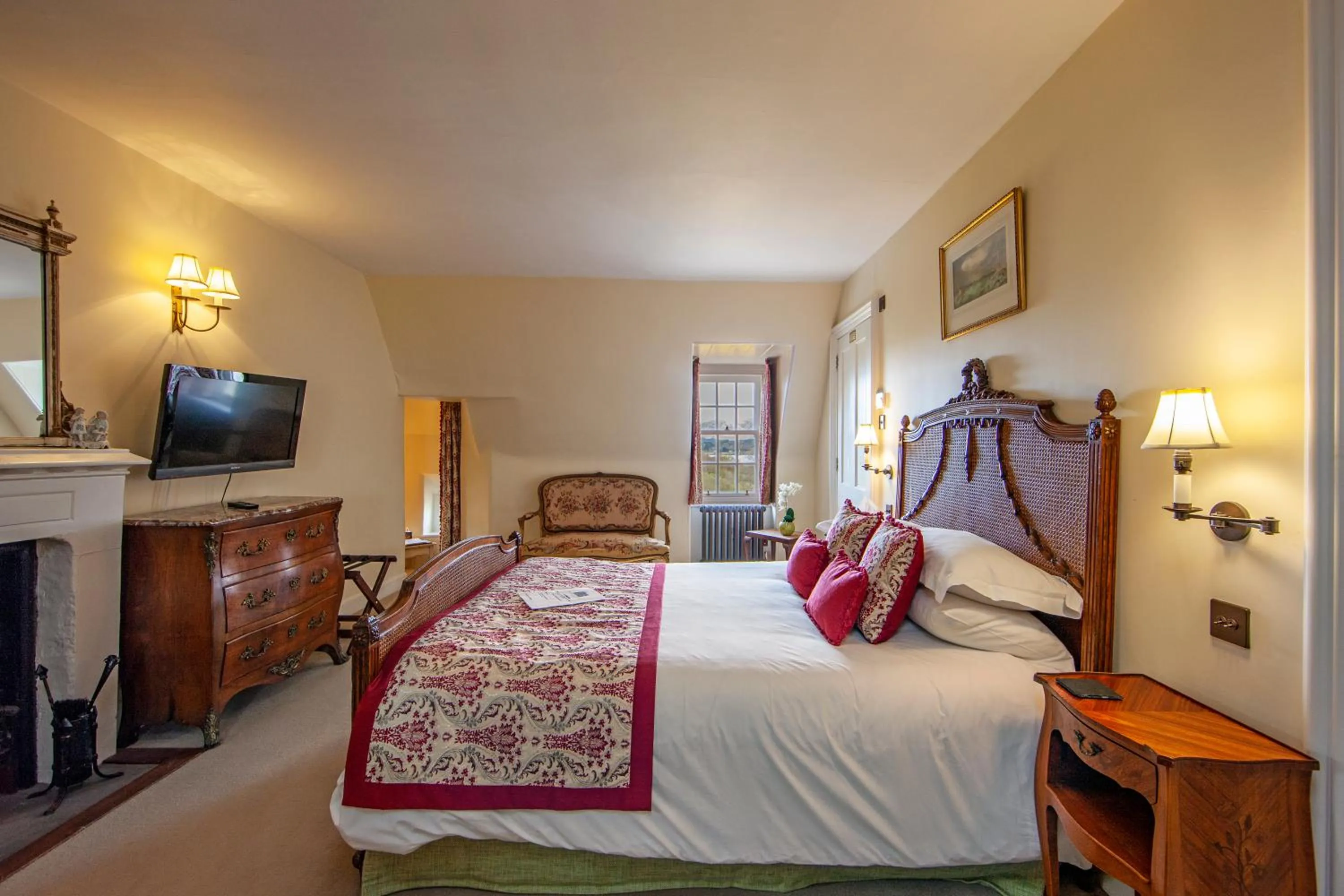 Bed in Barcaldine Castle