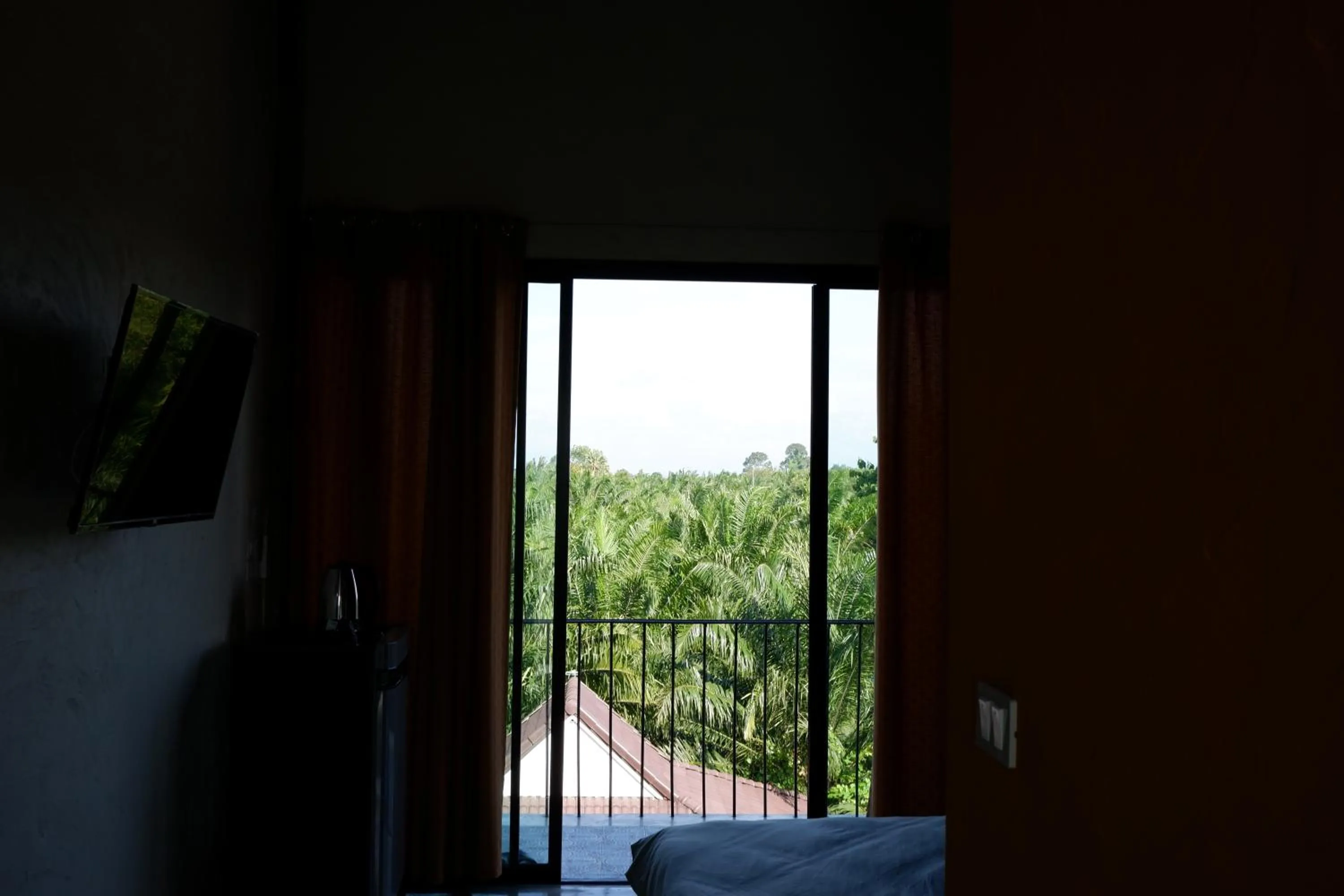 Garden view in Black Elephant Boutique