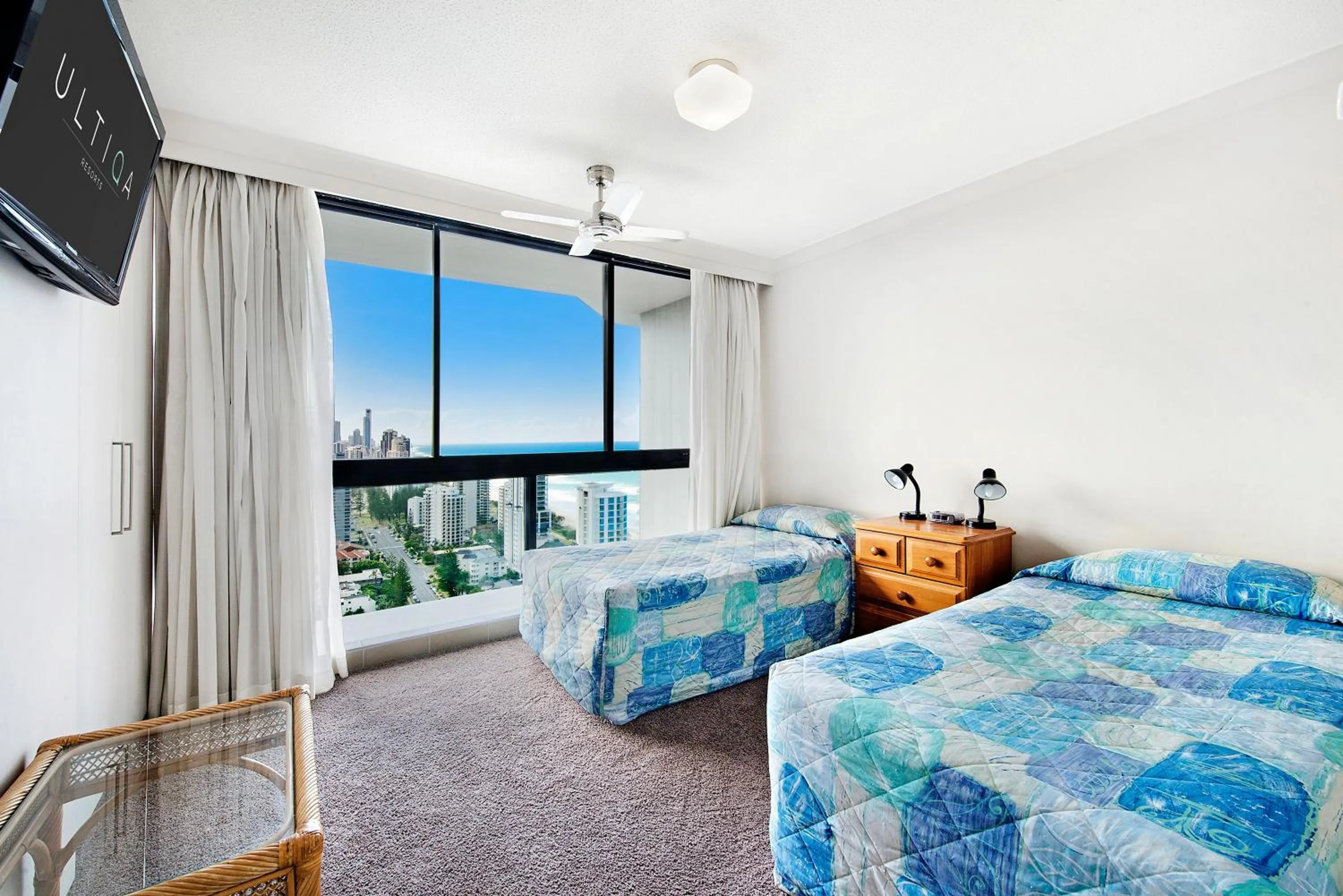 Bedroom, Bed in ULTIQA Beach Haven on Broadbeach