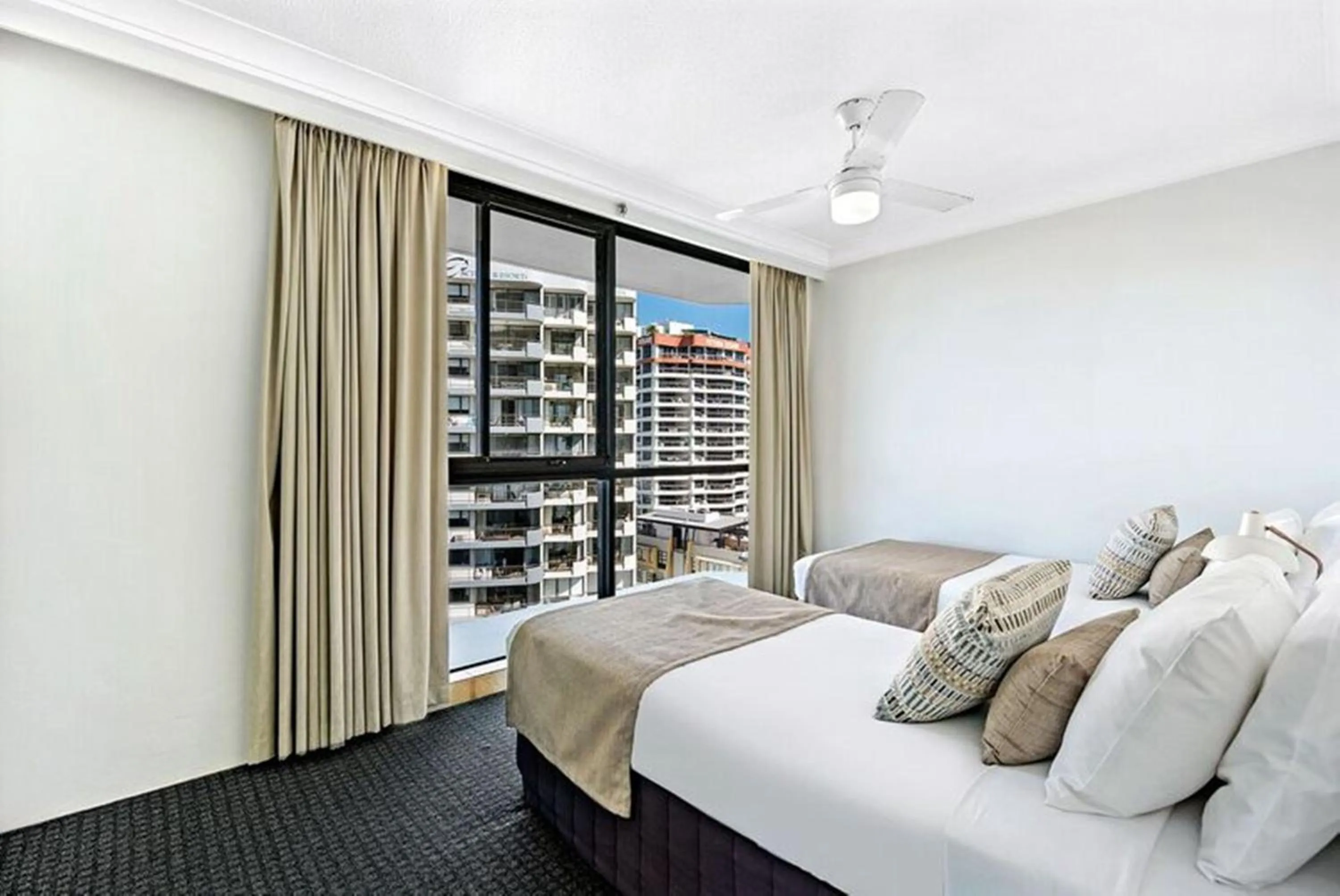 Bedroom, Bed in ULTIQA Beach Haven on Broadbeach