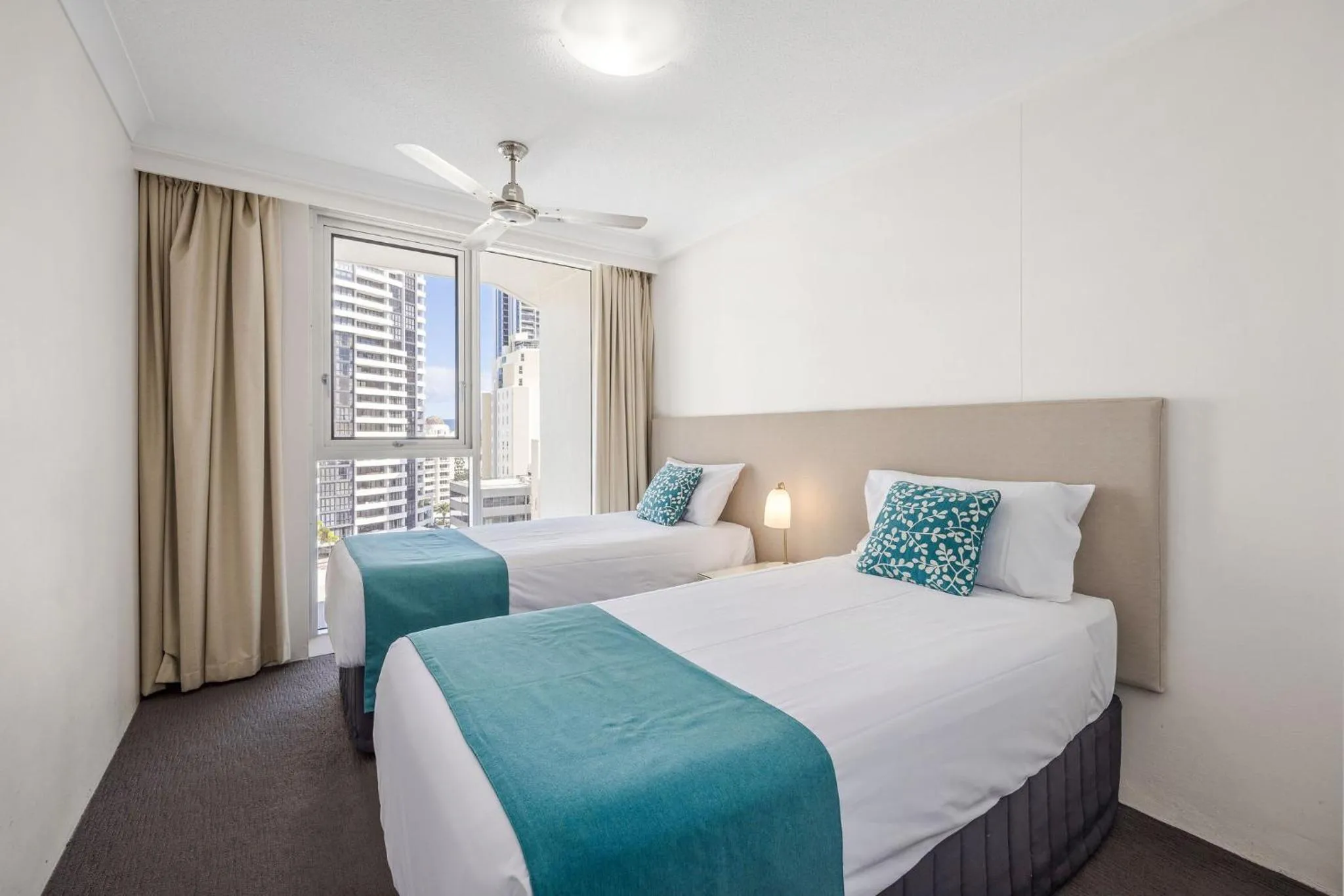 Bedroom, Bed in ULTIQA Beach Haven on Broadbeach