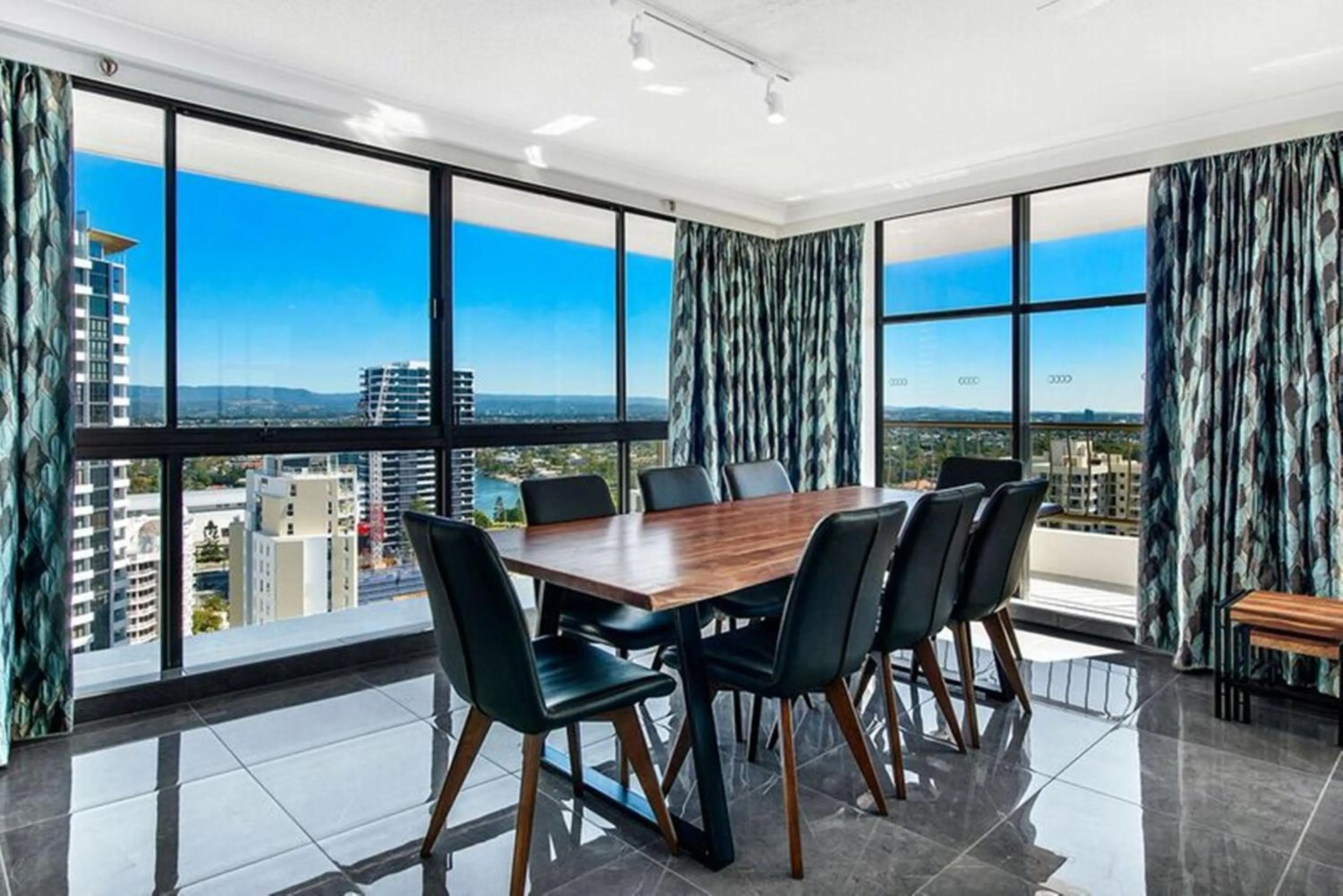 Dining area in ULTIQA Beach Haven on Broadbeach