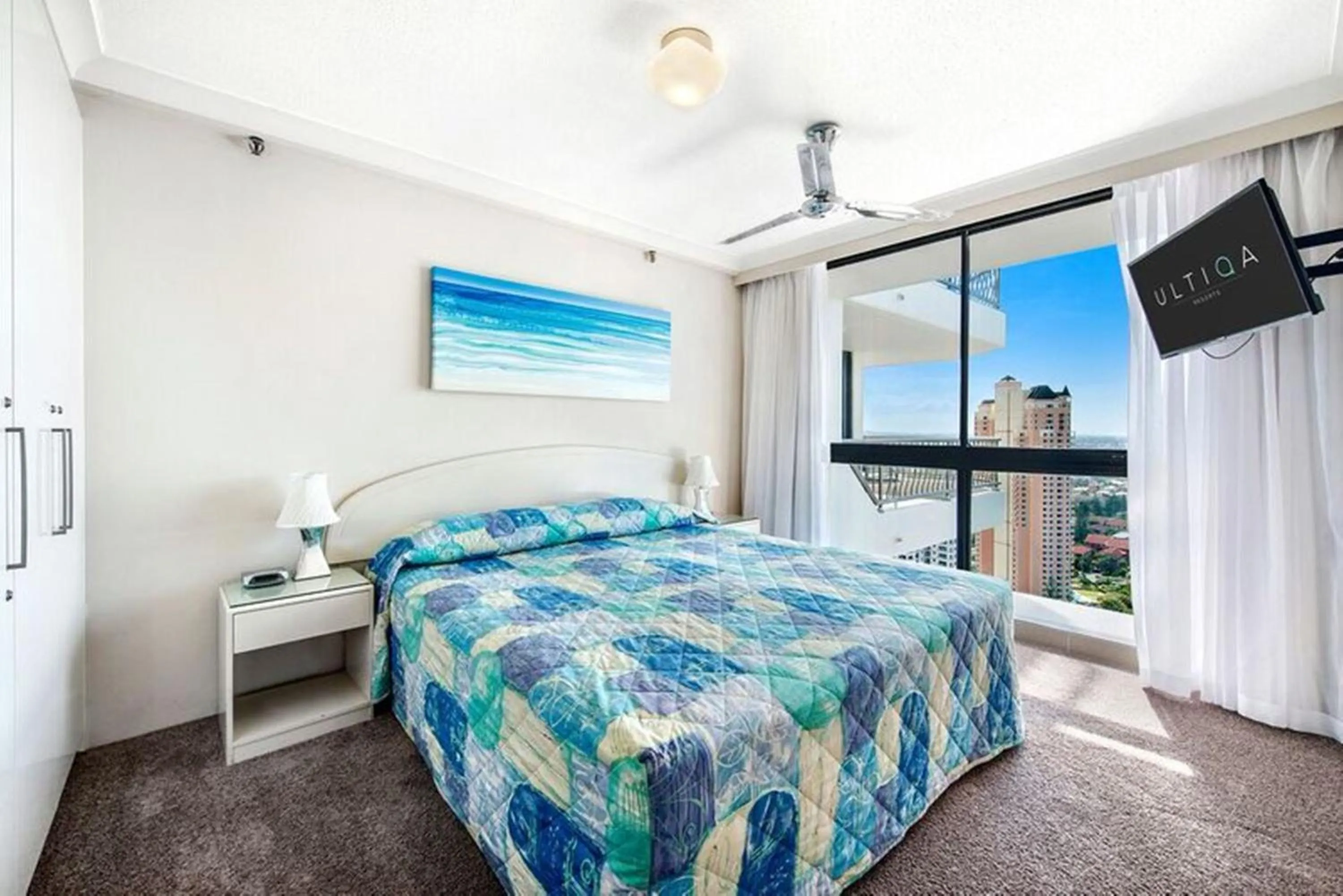 Bedroom, Bed in ULTIQA Beach Haven on Broadbeach