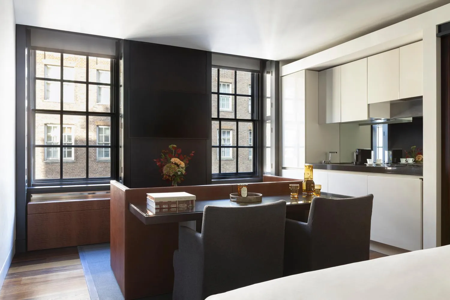 kitchen in Grosvenor House Suites