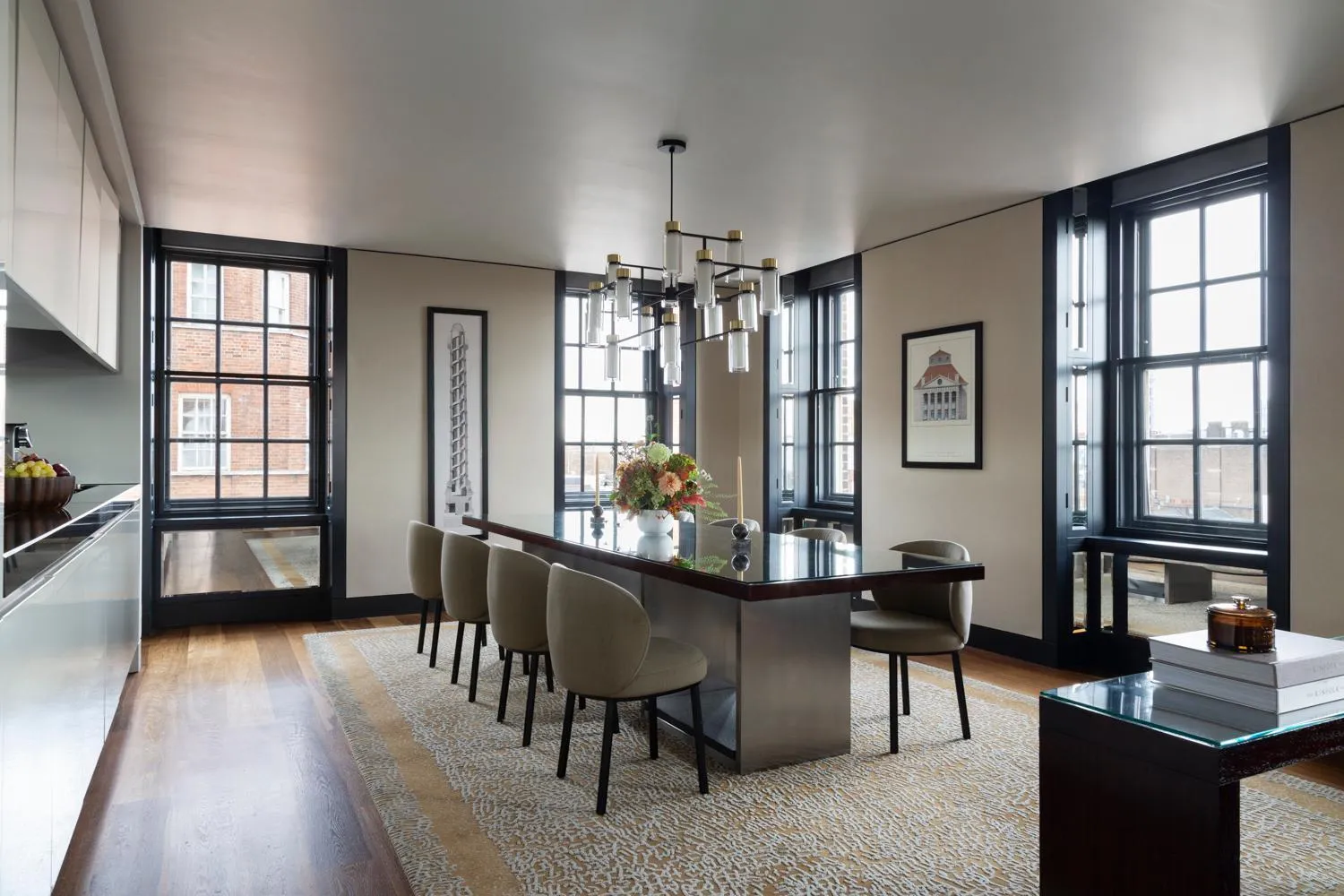 Dining area in Grosvenor House Suites