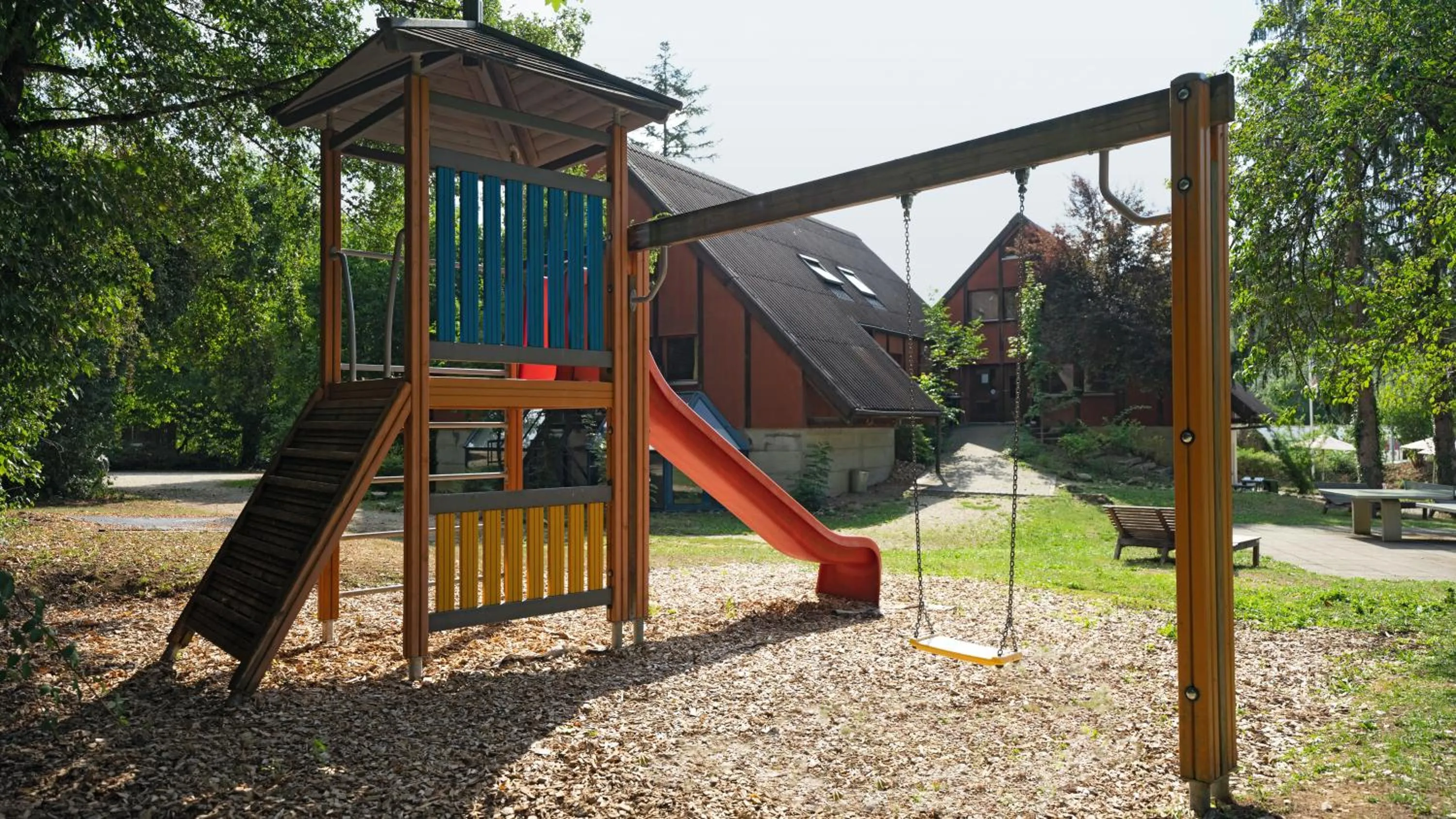 Garden in Delémont Youth Hostel