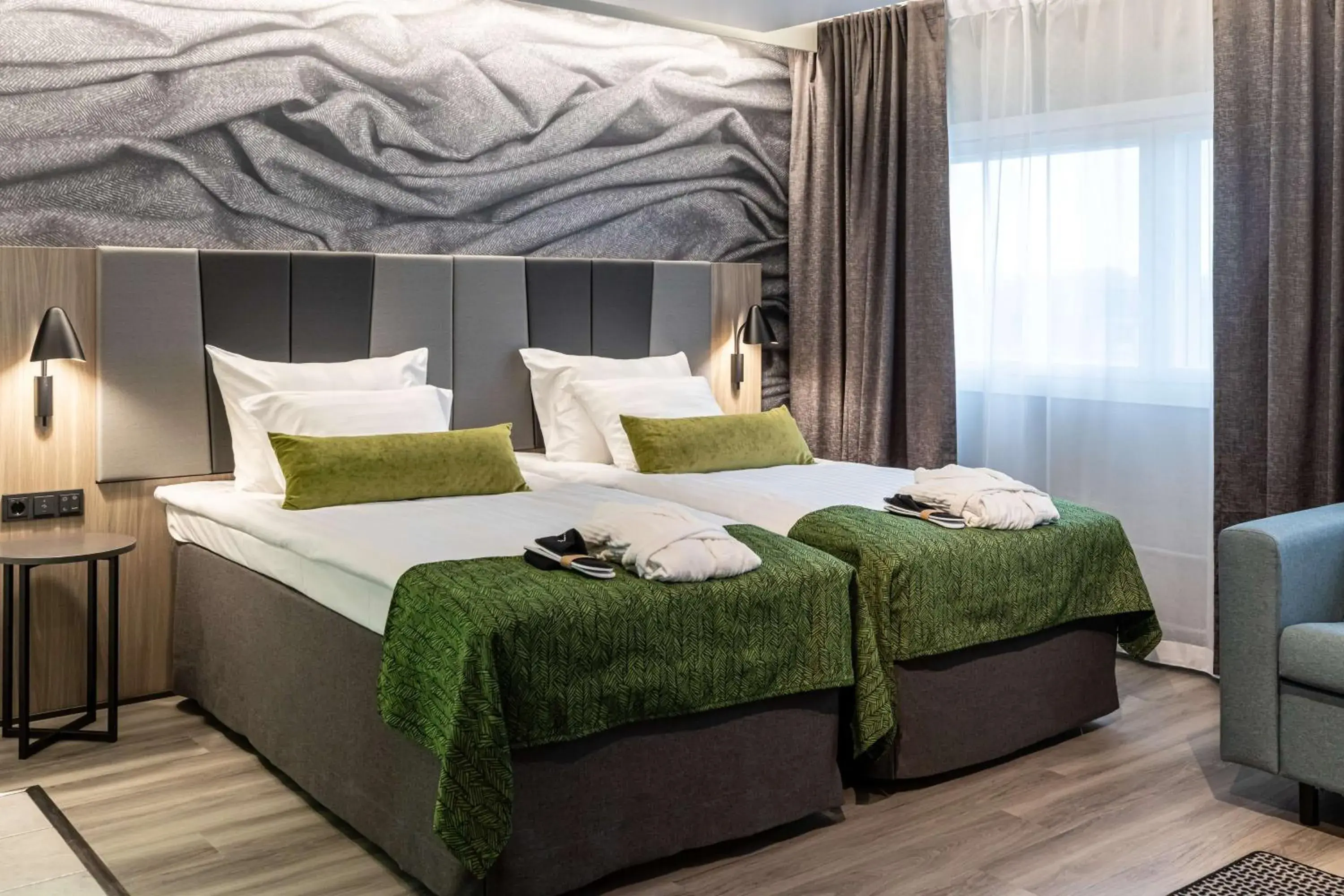 Bedroom, Bed in Scandic Pasila Bedroom, Bed in Scandic Pasila