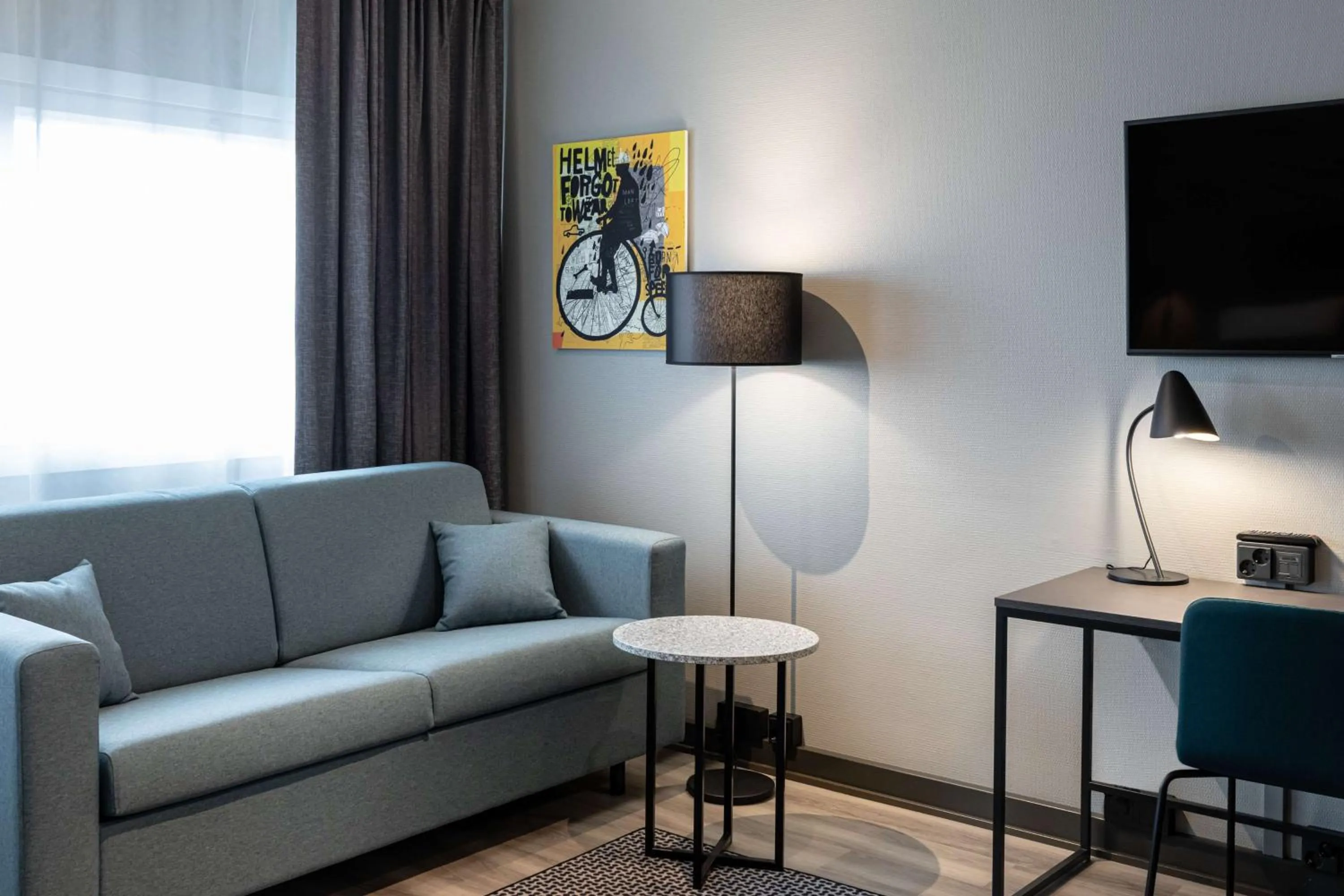 Bedroom in Scandic Pasila