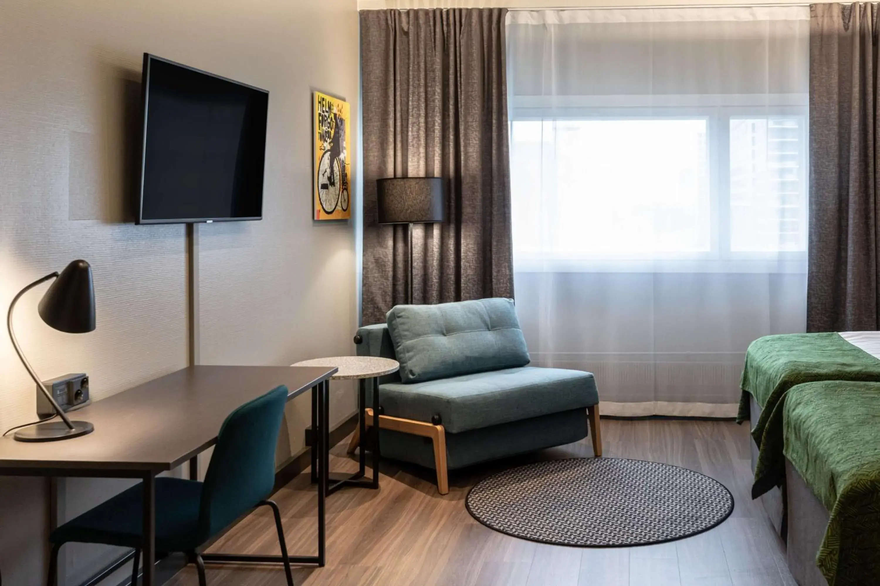 Bedroom, Bed in Scandic Pasila Bedroom, Bed in Scandic Pasila