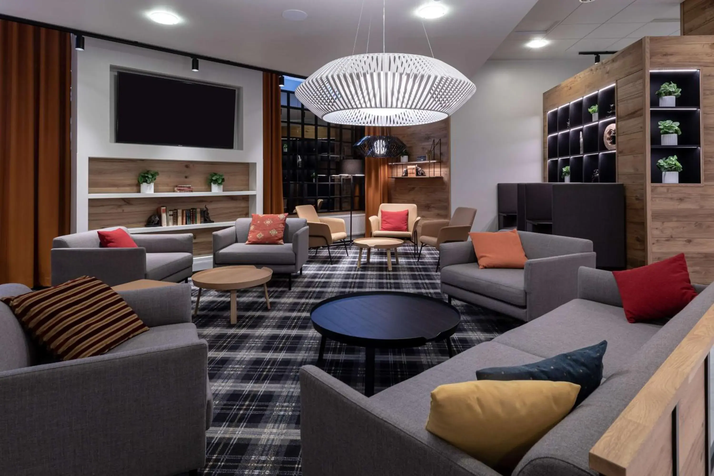 Lobby or reception in Scandic Pasila Lobby or reception in Scandic Pasila