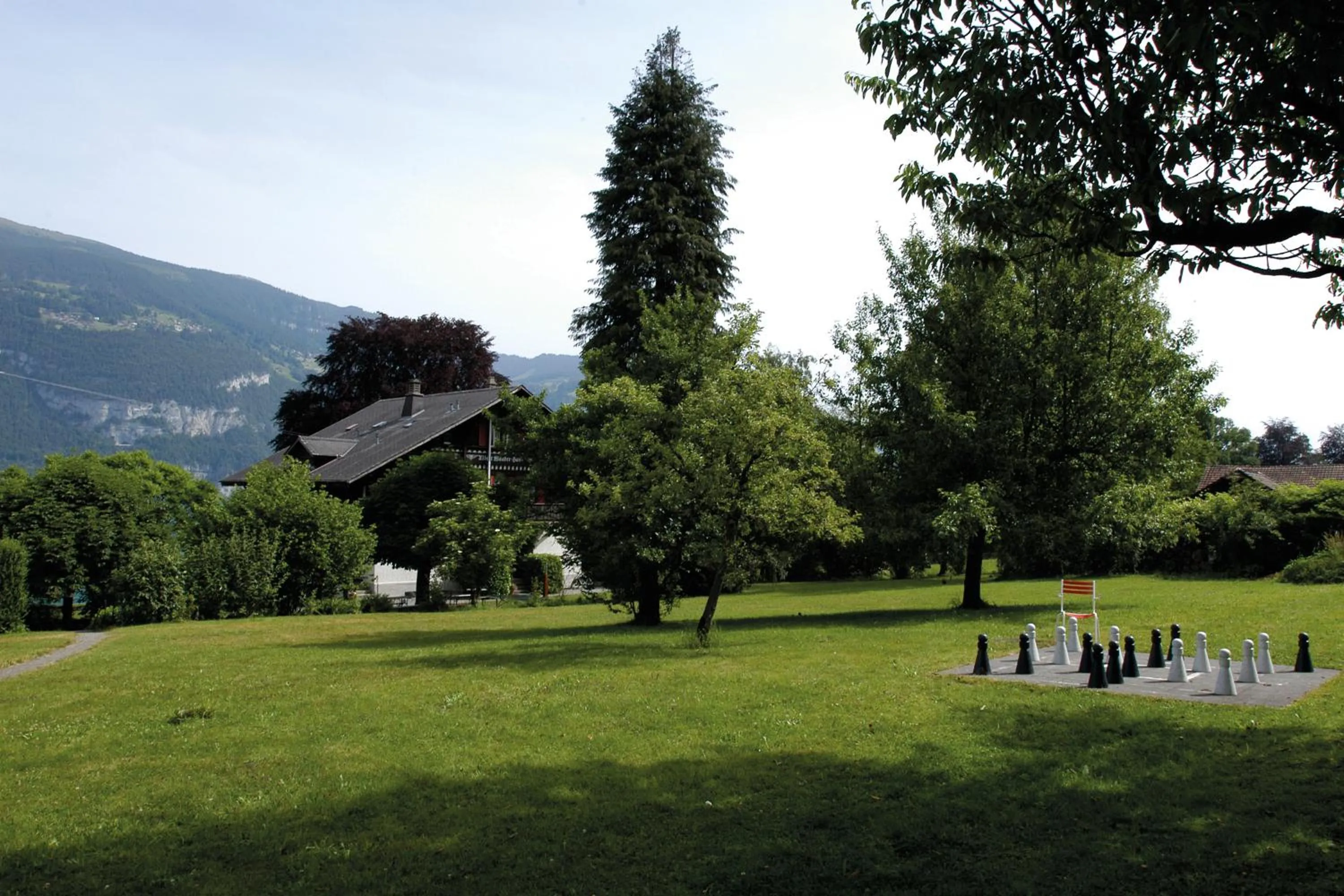 Garden in Leissigen Youth Hostel