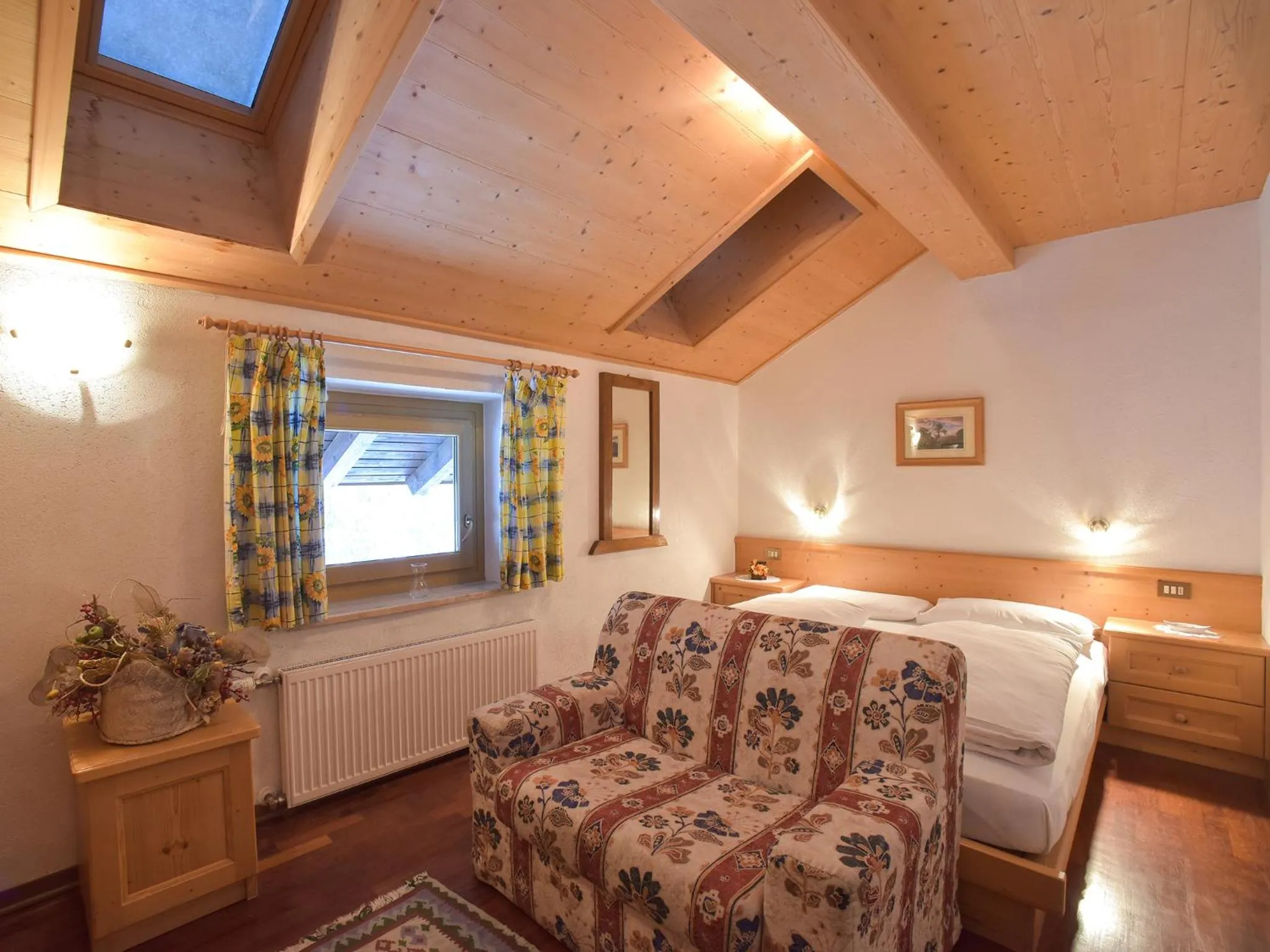 Bedroom, Bed in Residence Salvan