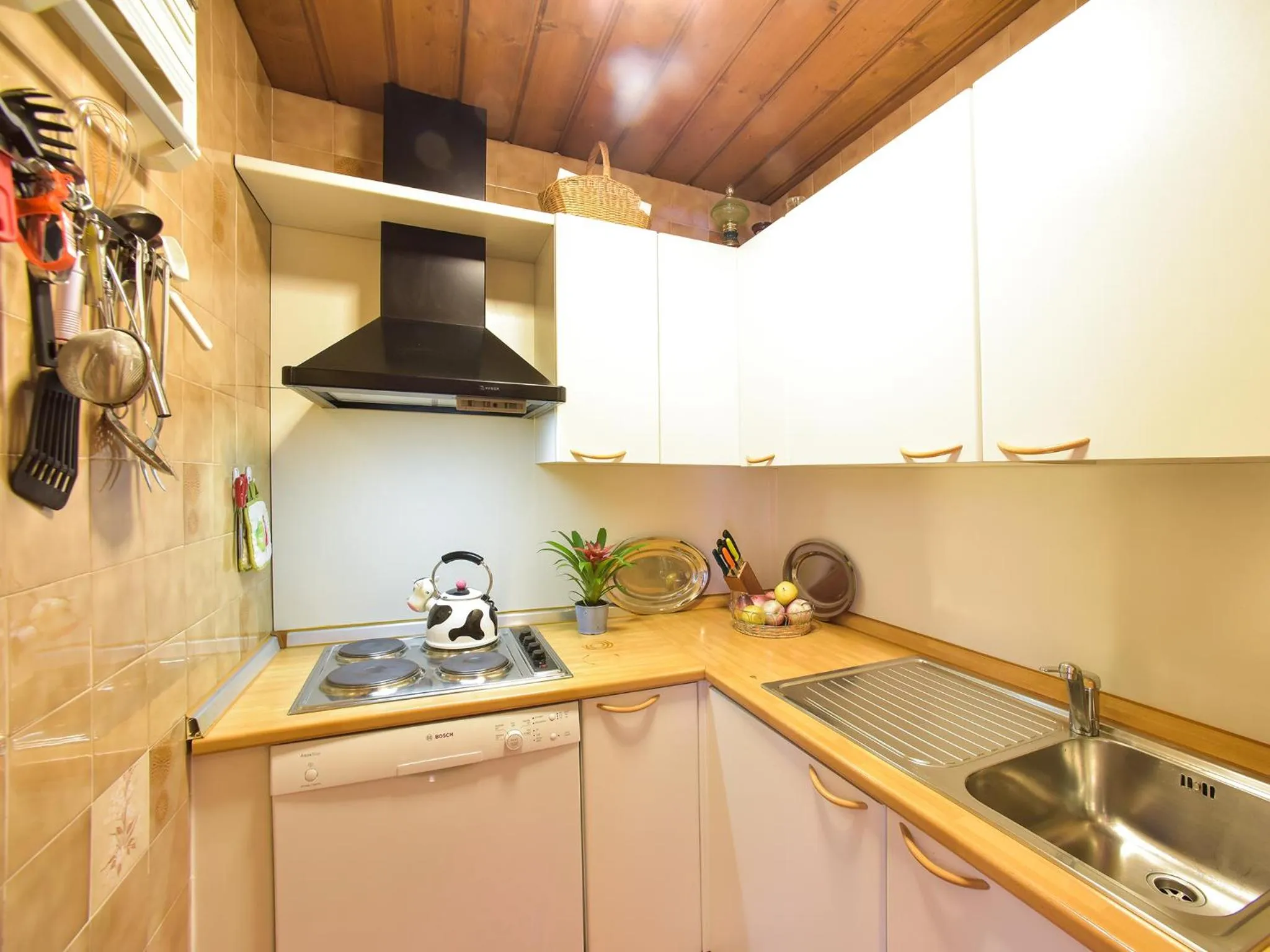 Kitchen or kitchenette in Residence Salvan