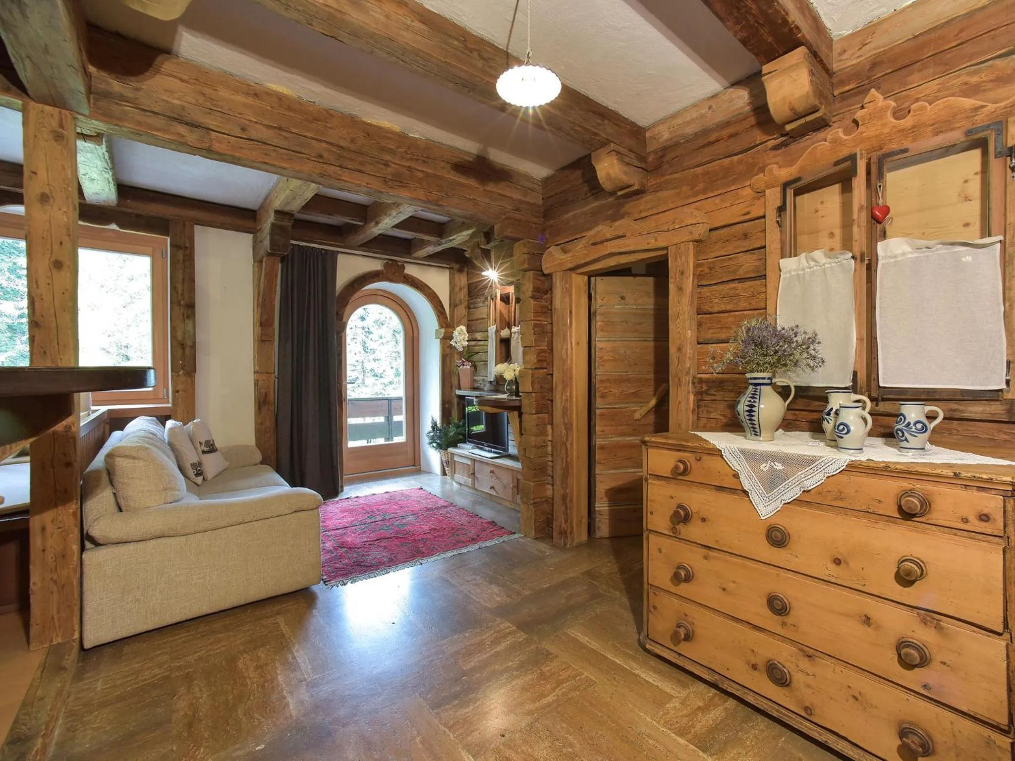 Communal lounge/ TV room in Residence Salvan