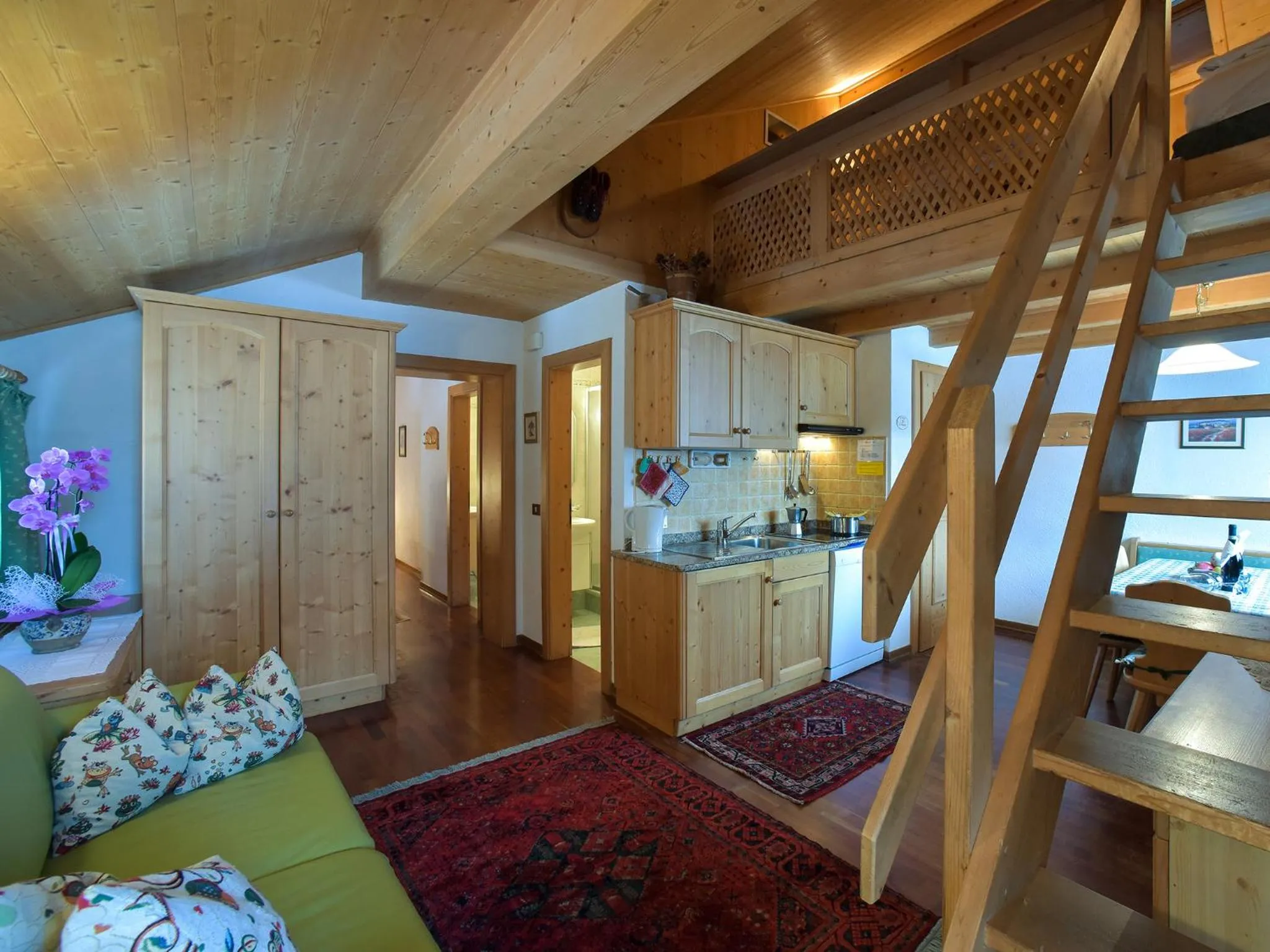 Kitchen or kitchenette in Residence Salvan