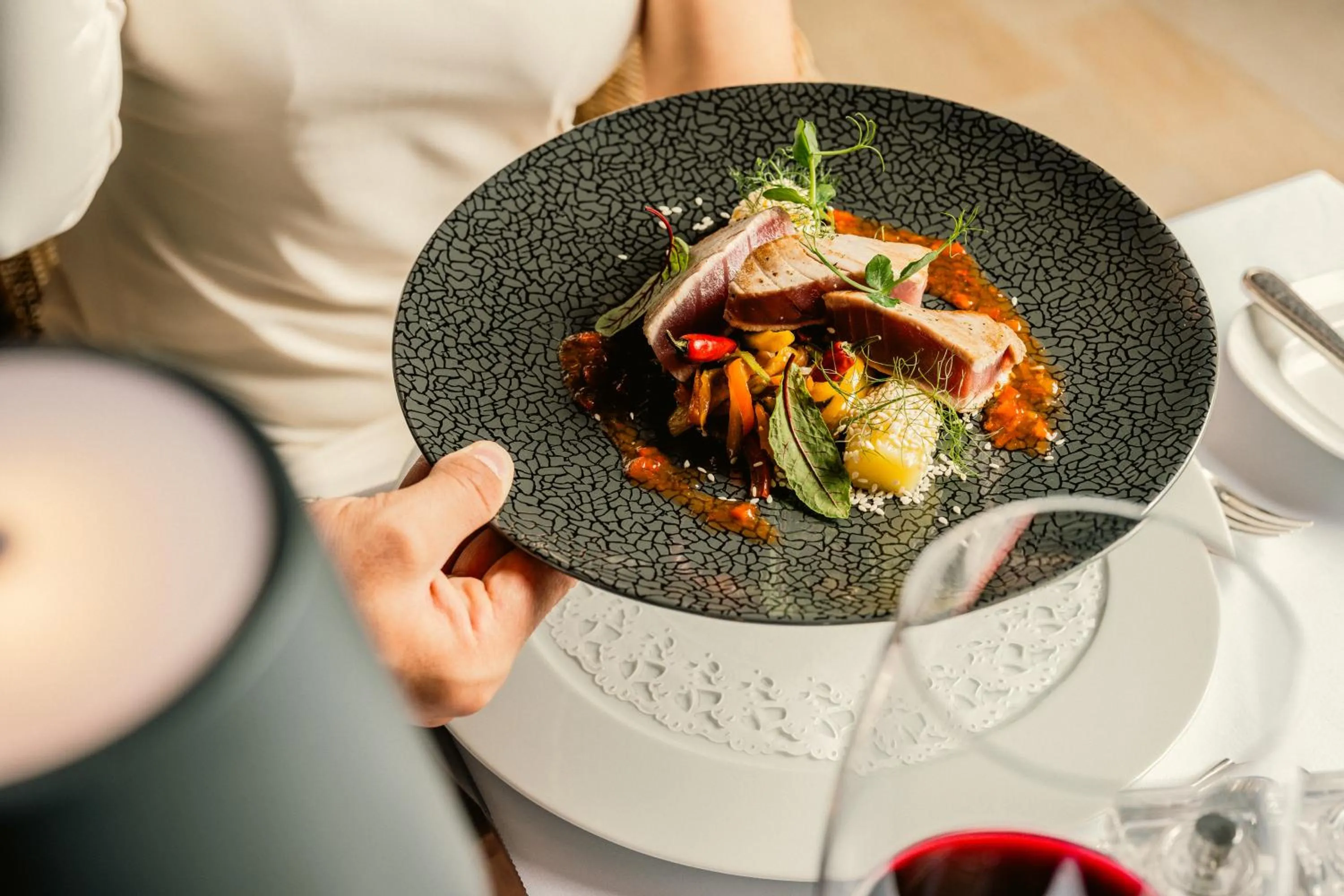 Restaurant/places to eat in Hotel Mignon Meran Park & Spa