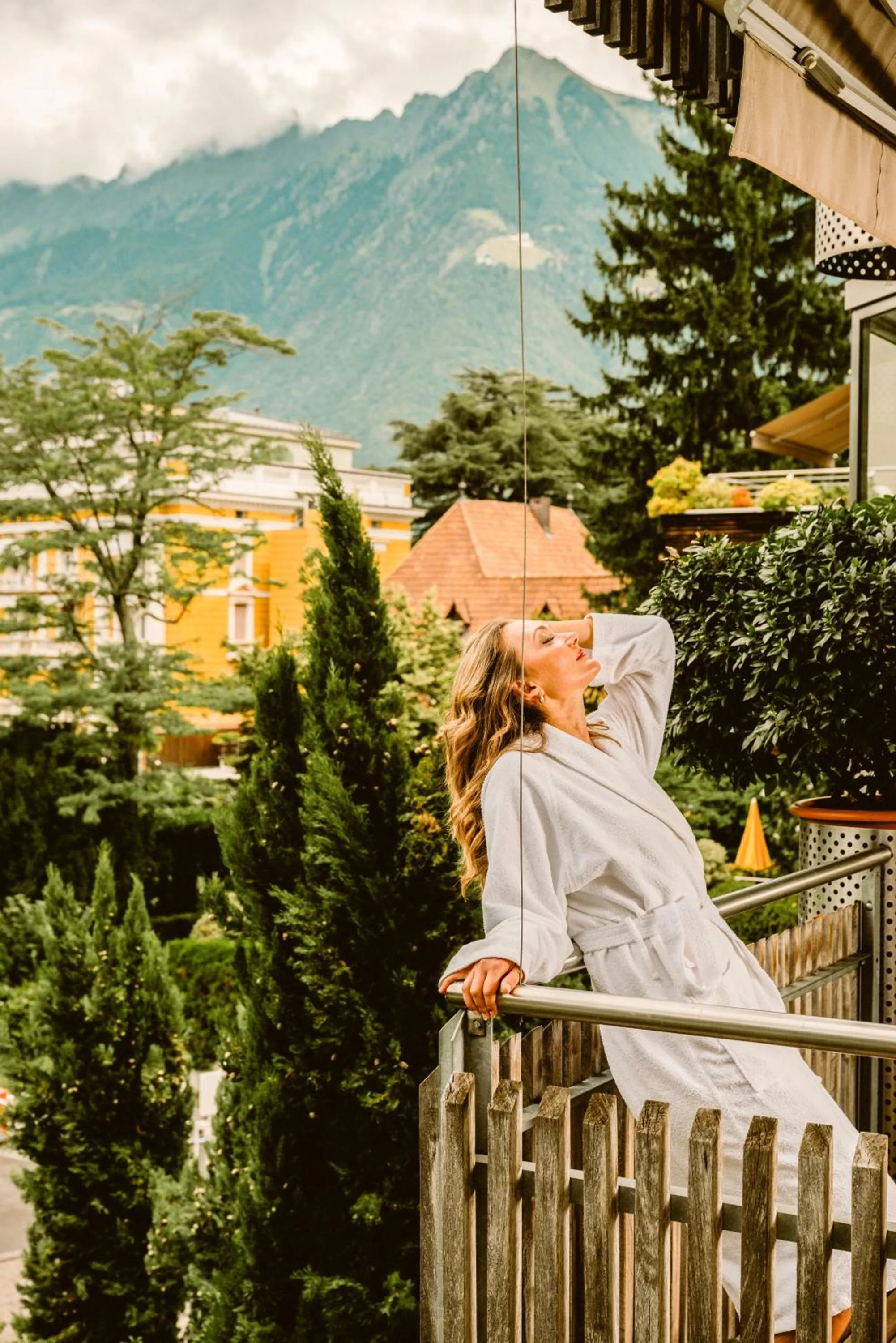 Balcony/Terrace in Hotel Mignon Meran Park & Spa