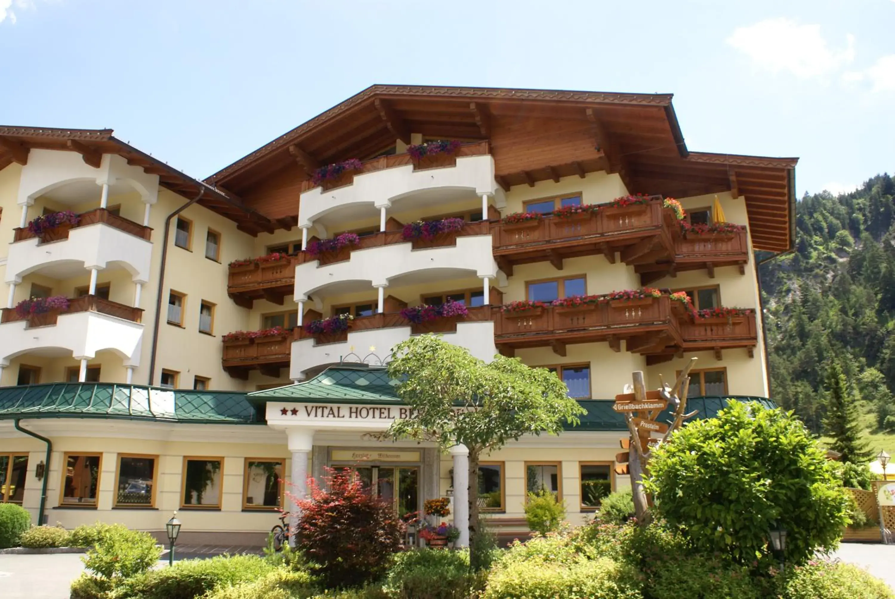 Facade/entrance, Property Building in Vitalhotel Berghof