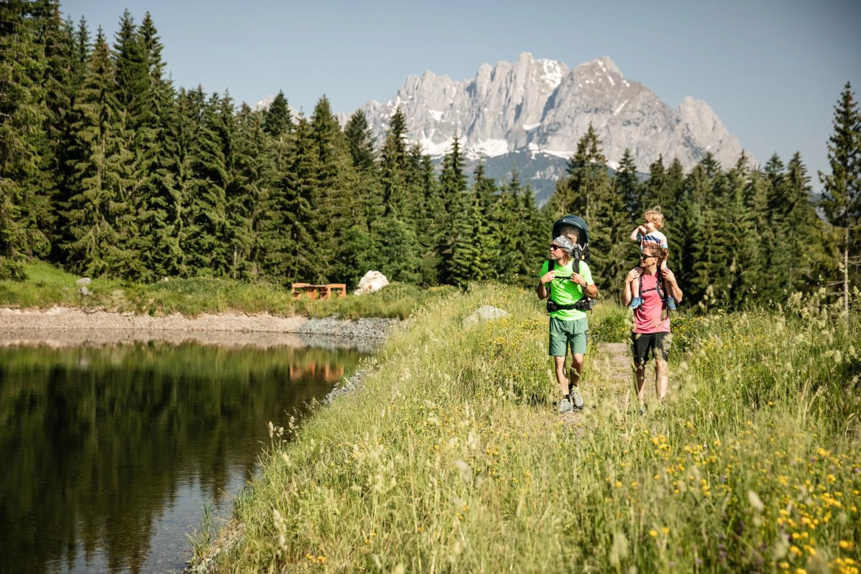 Hiking in Unser Berghof