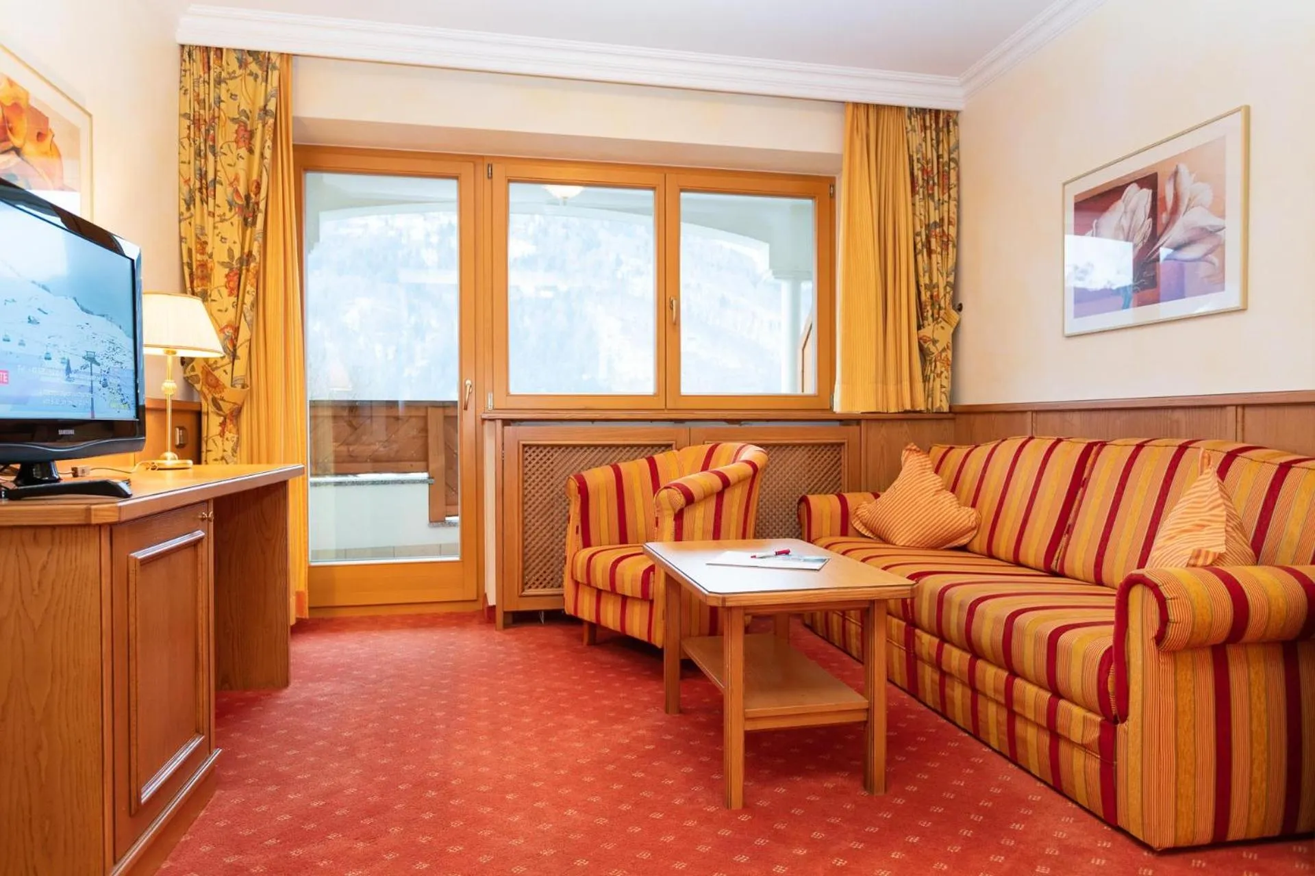 Seating area in Unser Berghof