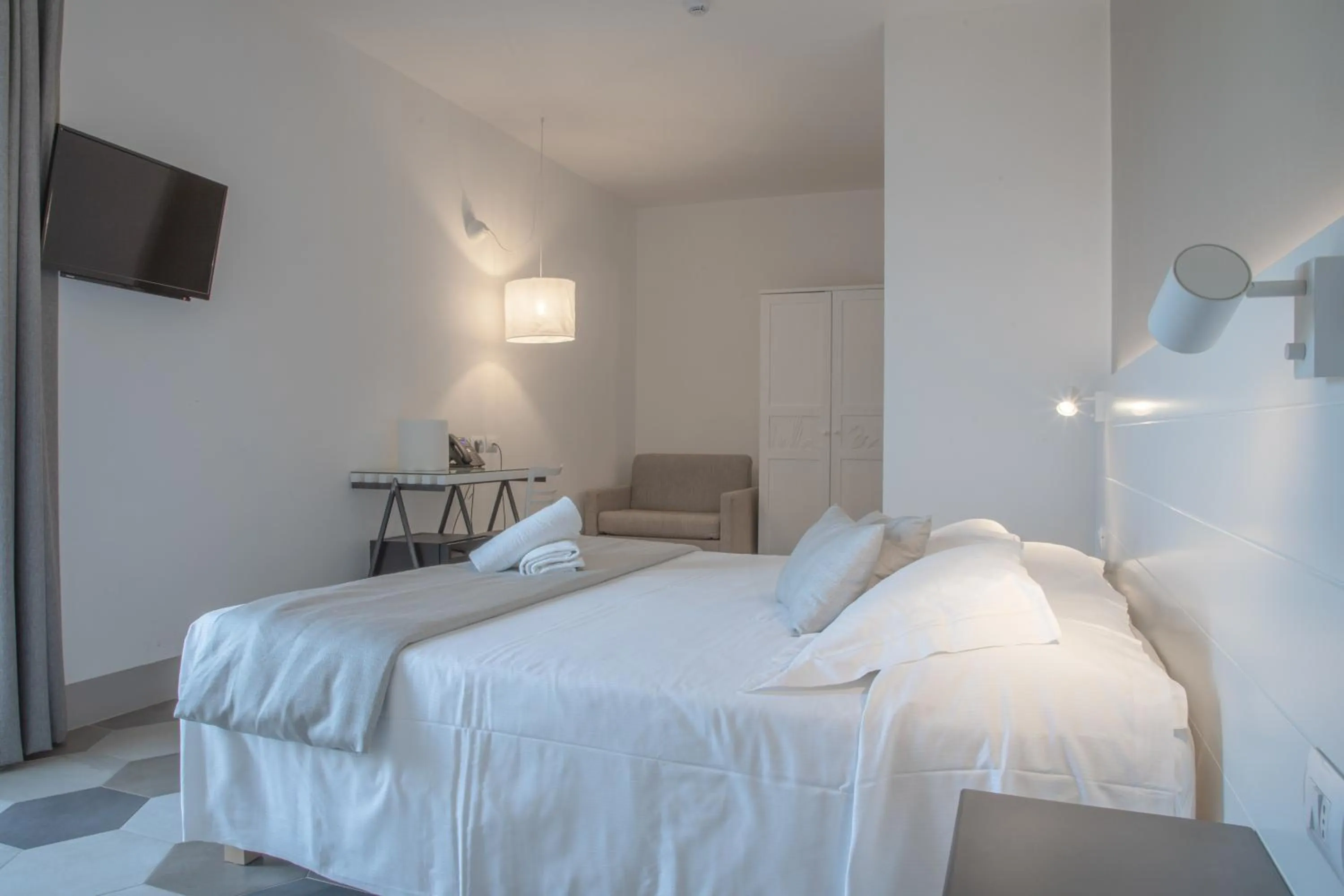 Bed in Hotel Villa Ambra