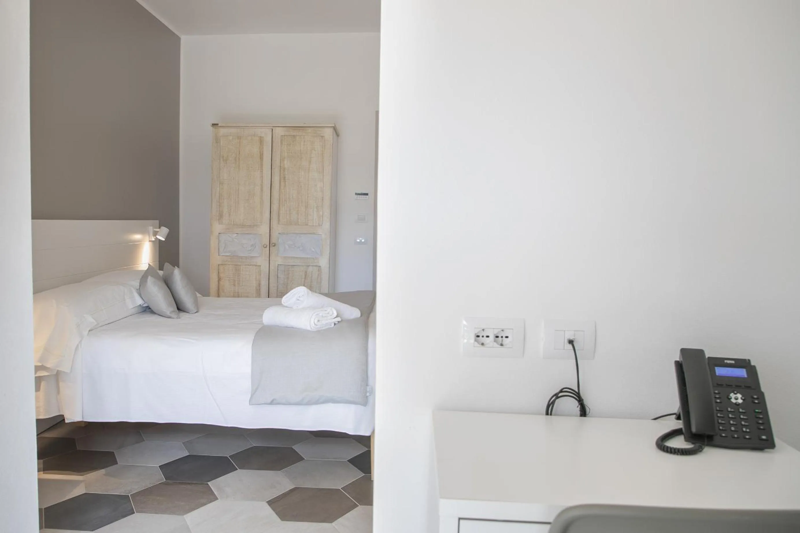 Bed in Hotel Villa Ambra