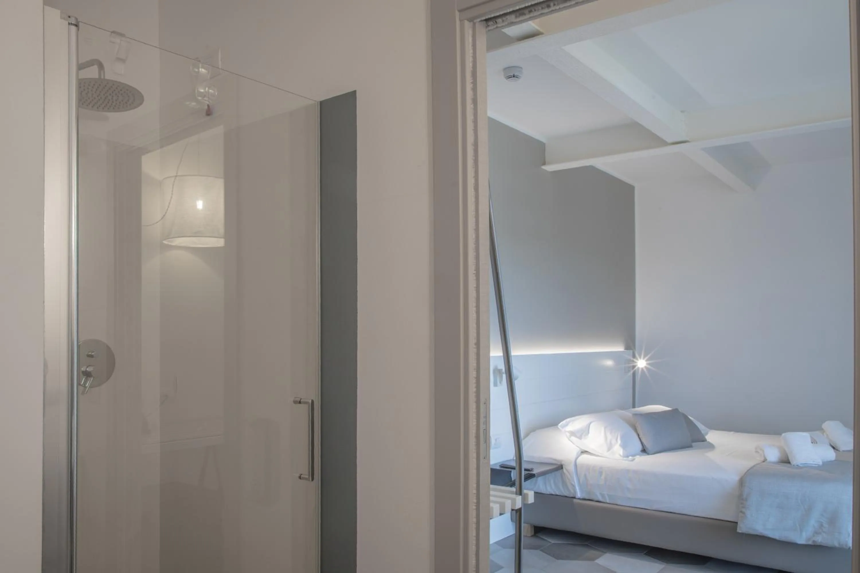 Bed in Hotel Villa Ambra