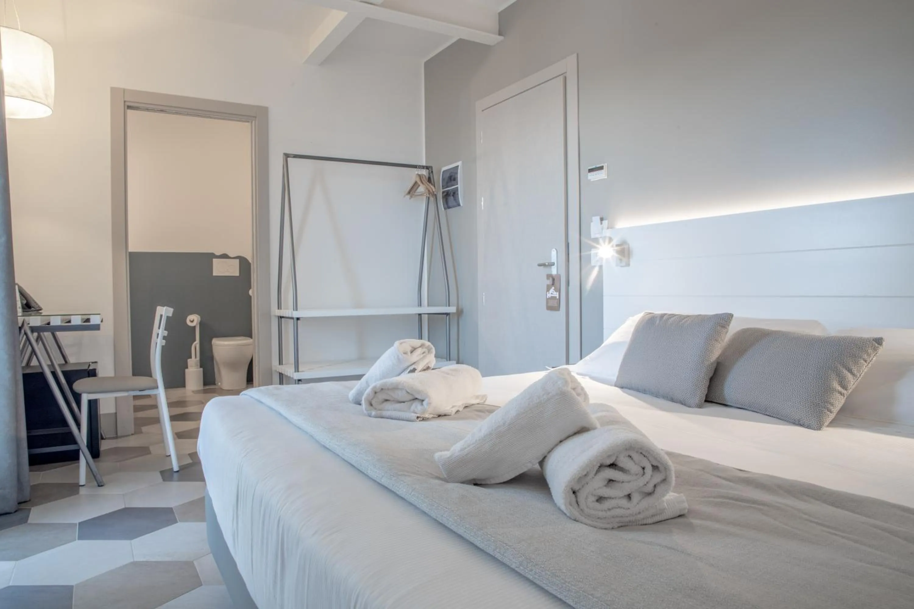 Bed in Hotel Villa Ambra