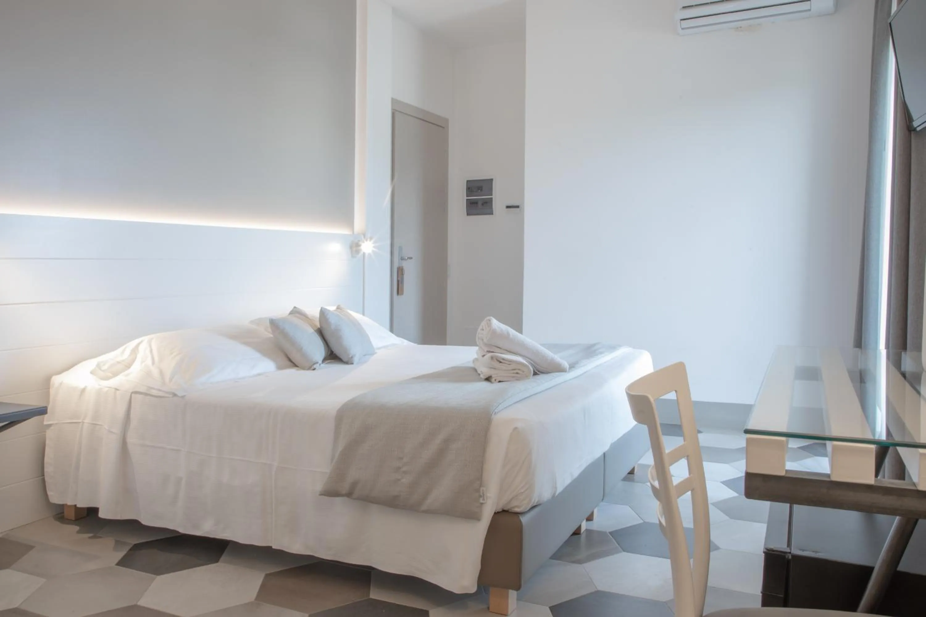 Bed in Hotel Villa Ambra