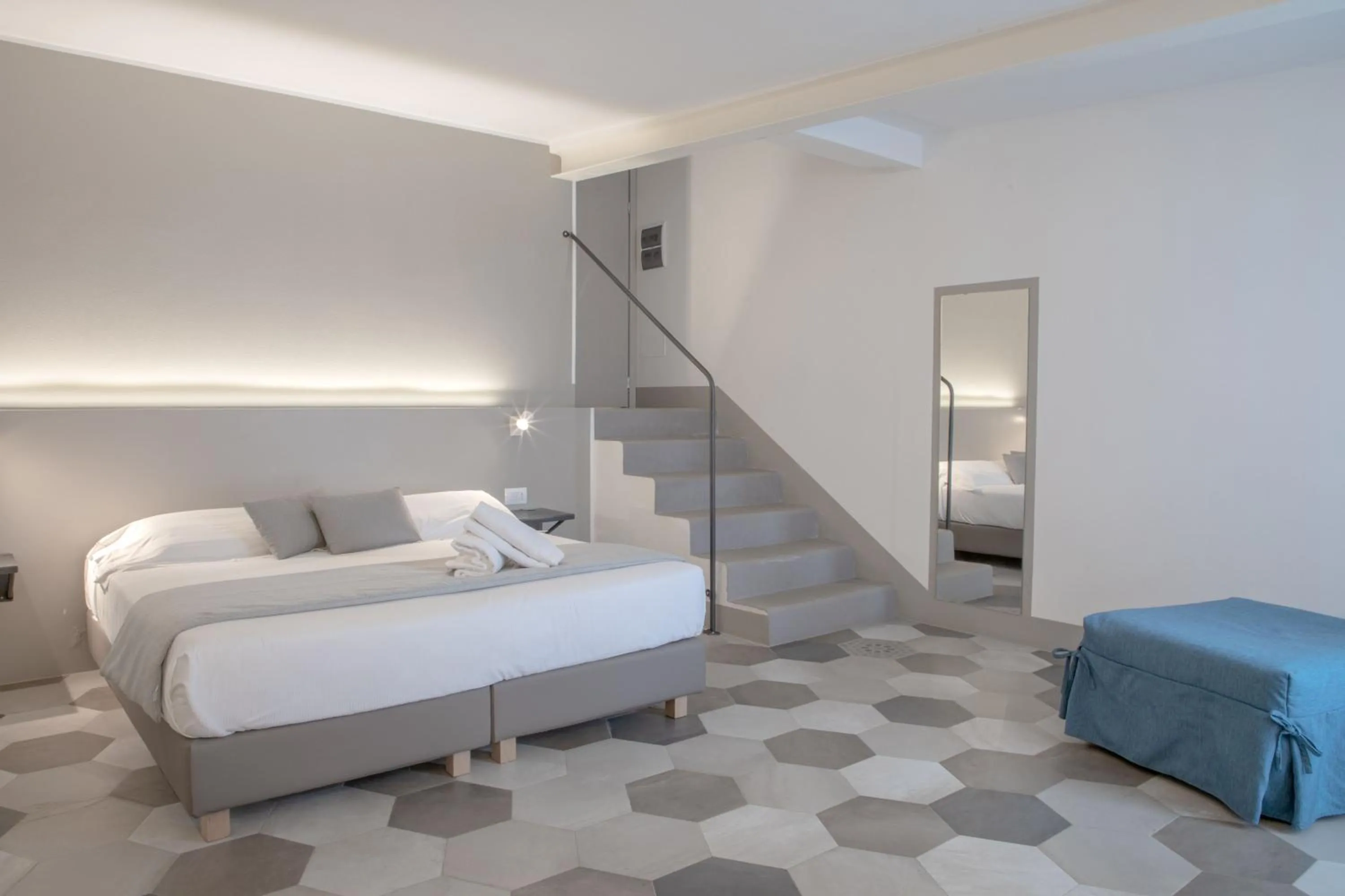 Bed in Hotel Villa Ambra