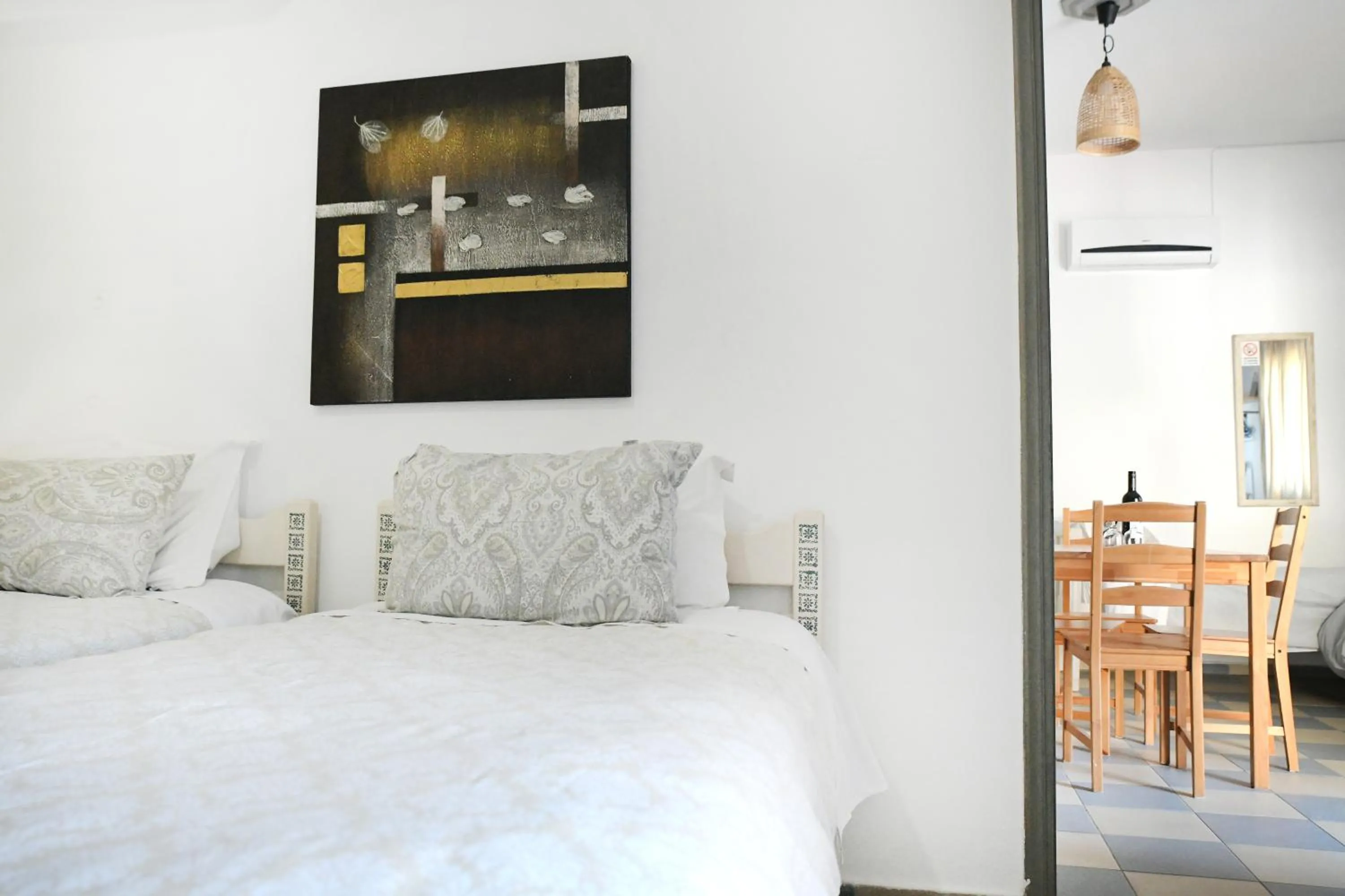 Bed in Panorama Studios & Apartments