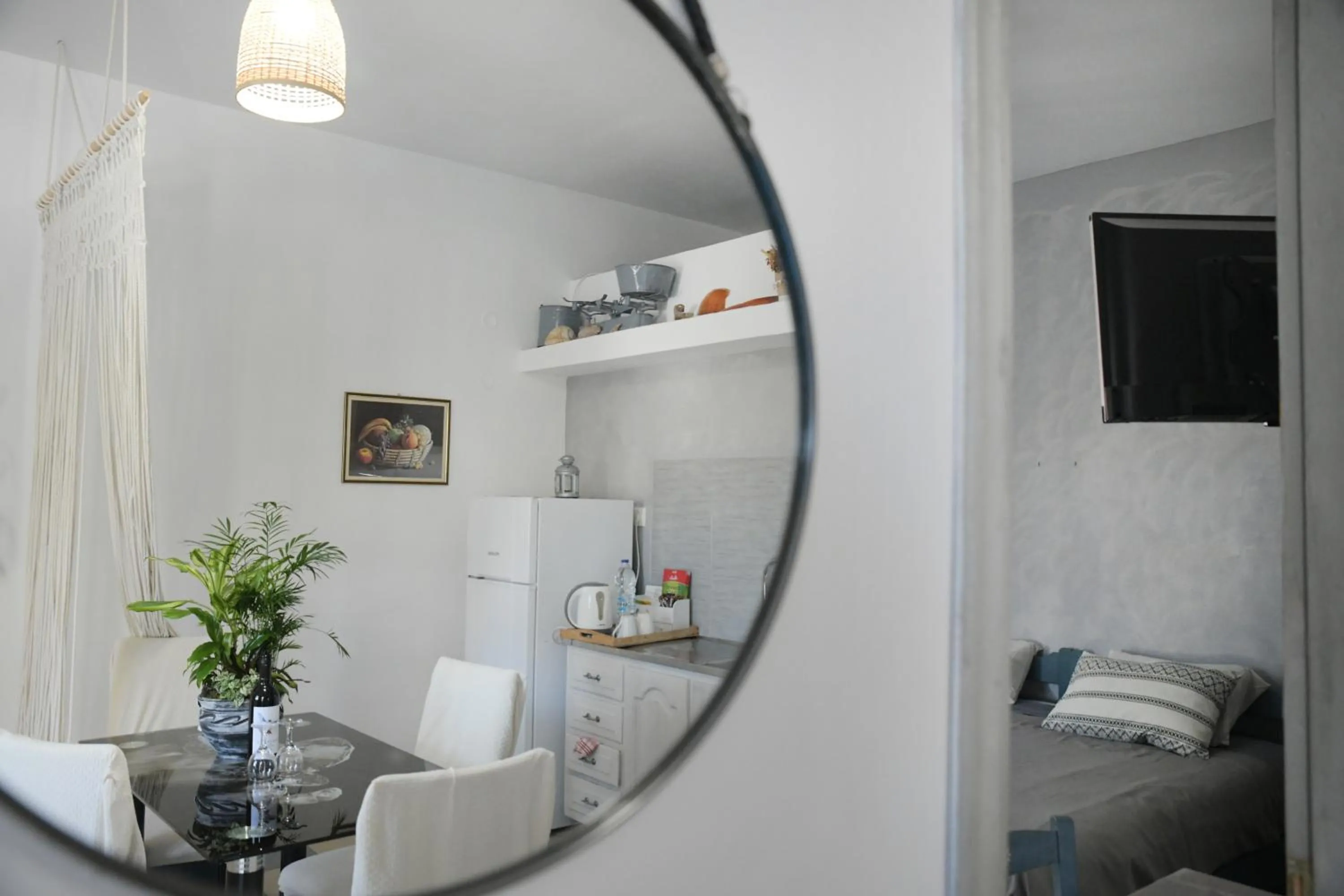 Bed in Panorama Studios & Apartments