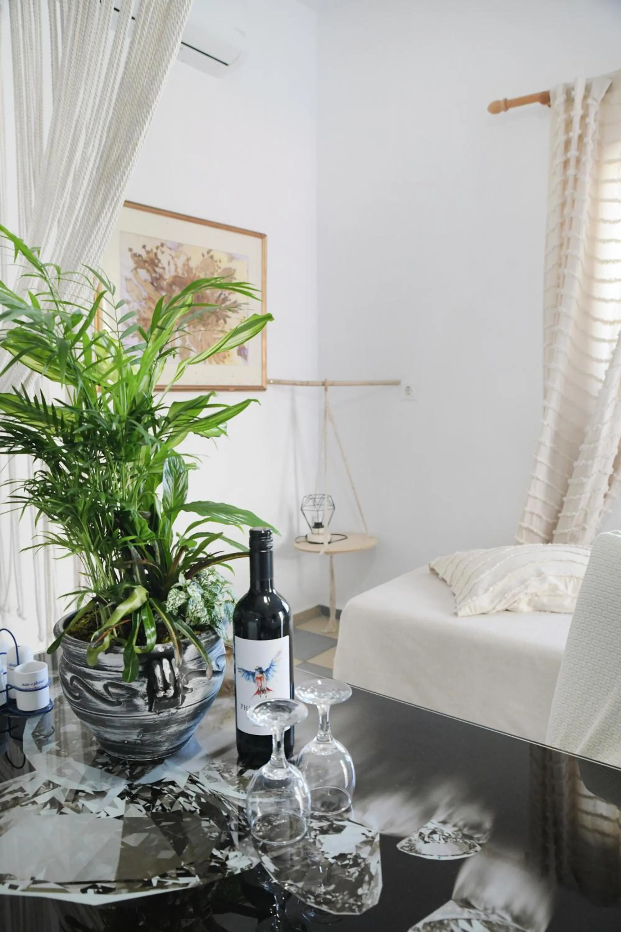Bed in Panorama Studios & Apartments