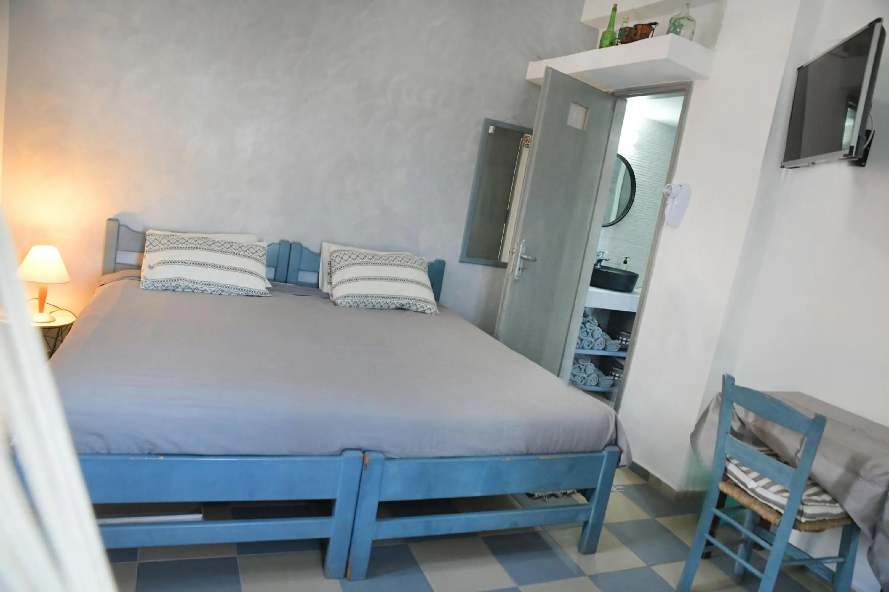 Bed in Panorama Studios & Apartments