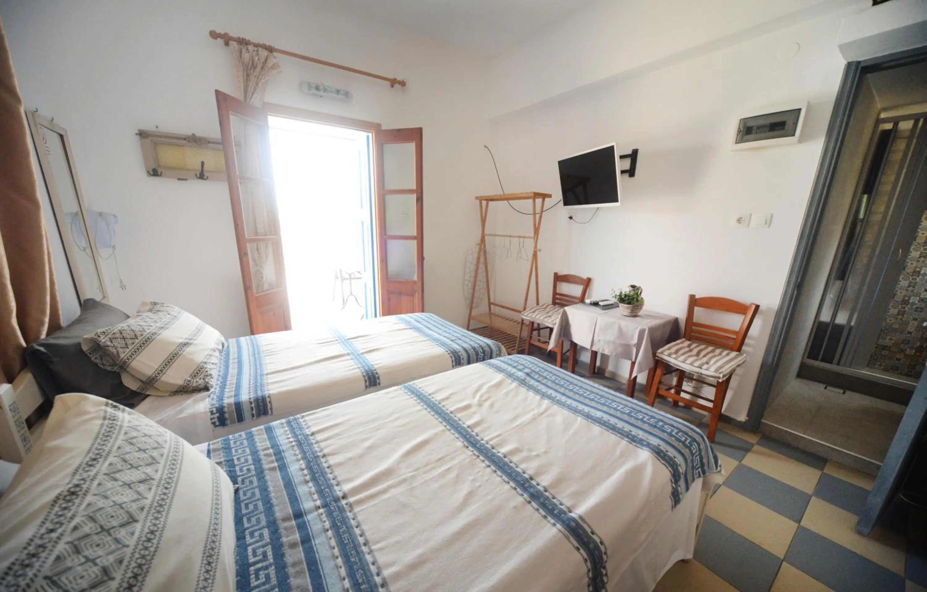 Bed in Panorama Studios & Apartments